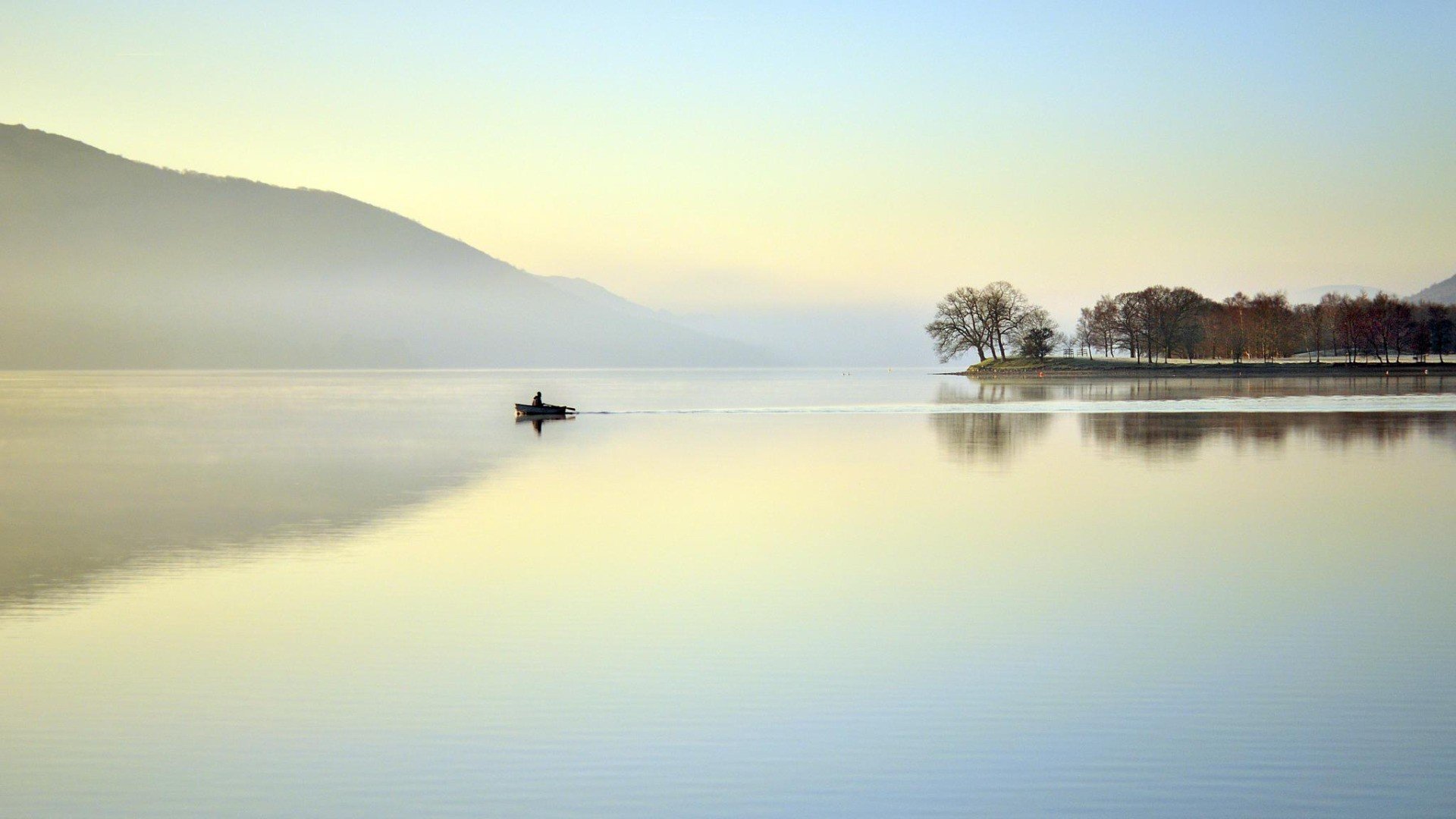 风景,自然风光,大自然,一曲渔歌,船,意境