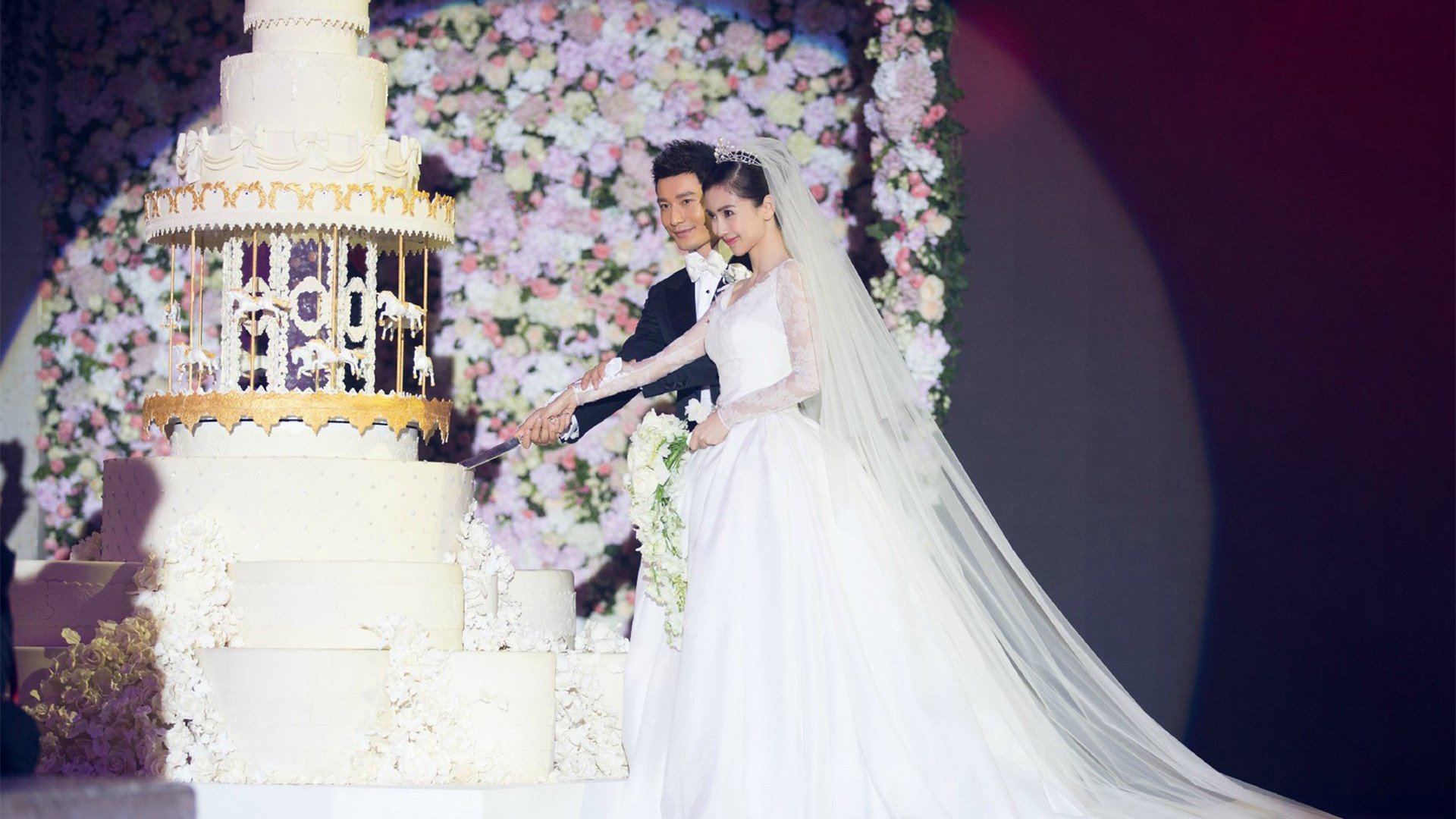 黄晓明,baby,婚礼,蛋糕