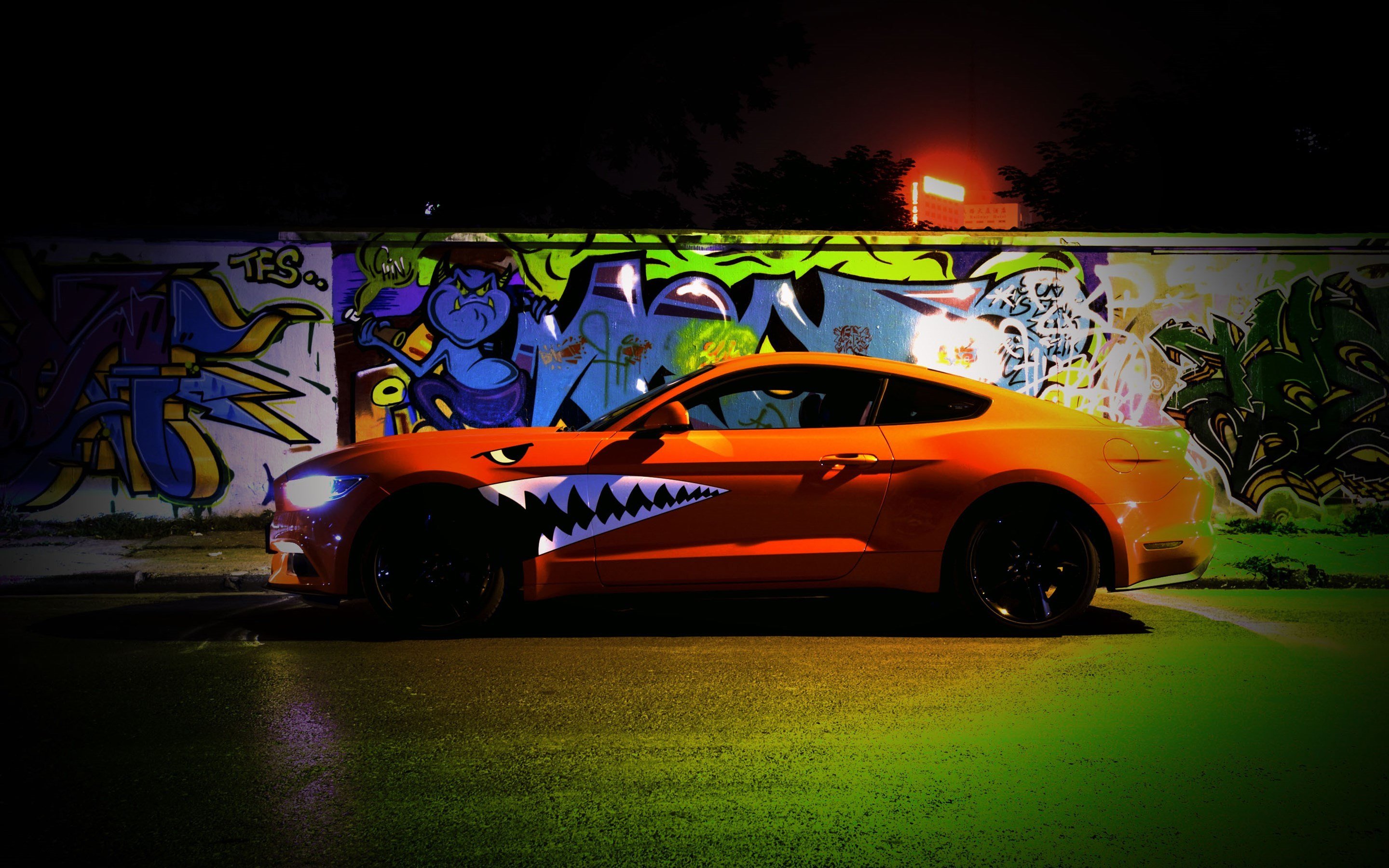 福特,野马,Mustang,万圣节,改装,宽屏