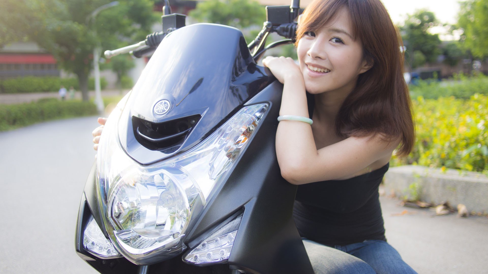 美女,阳光,可爱,高清,宽屏