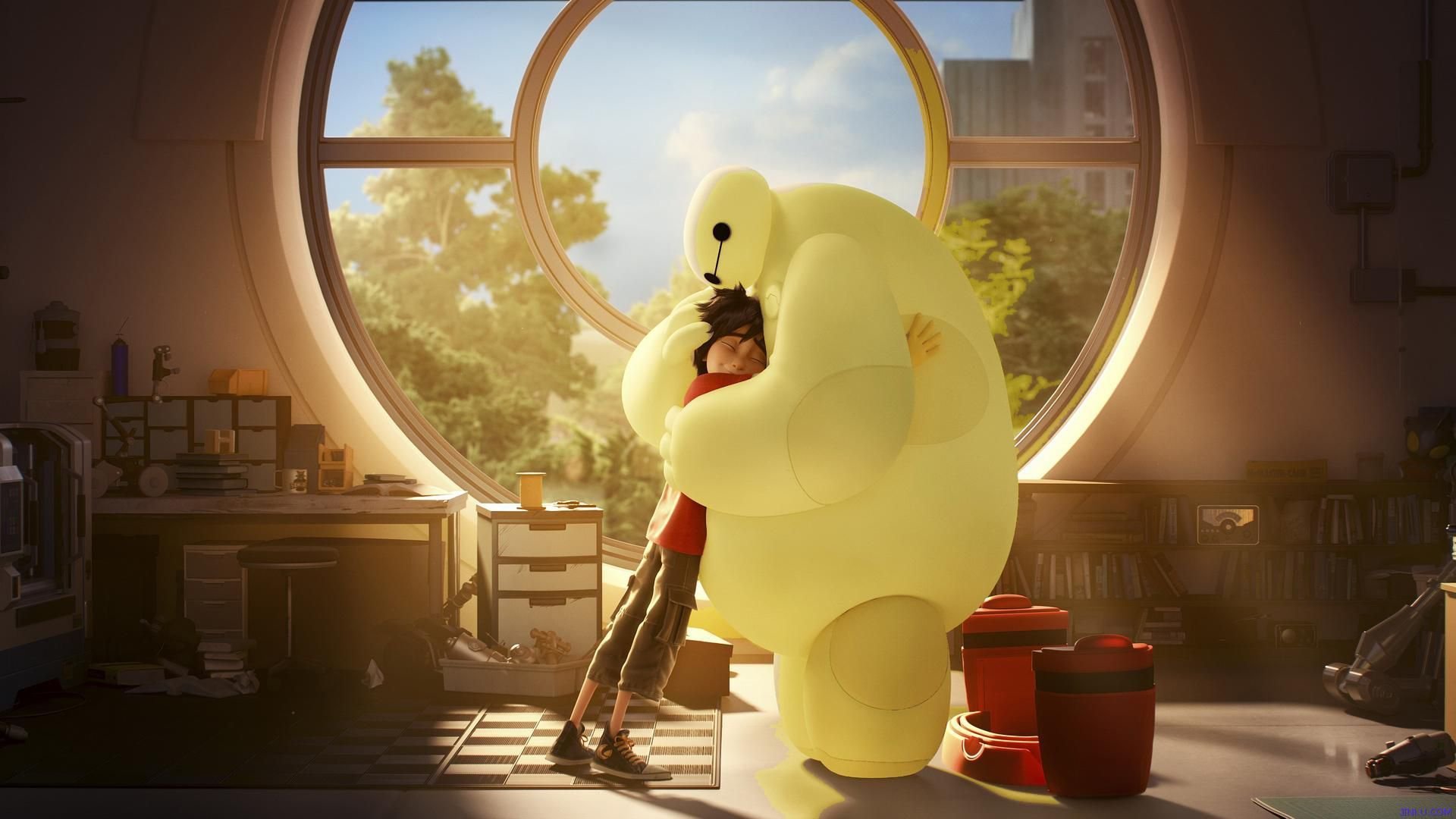 大白,超能陆战队,呆萌,小宏,治愈,萌神