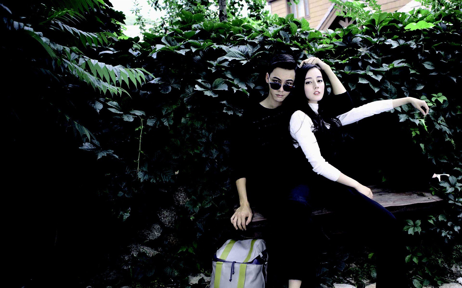 迪丽热巴,陈伟霆,甜蜜,情侣,宽屏