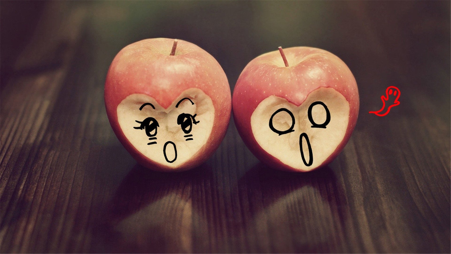 小清新,苹果,可爱