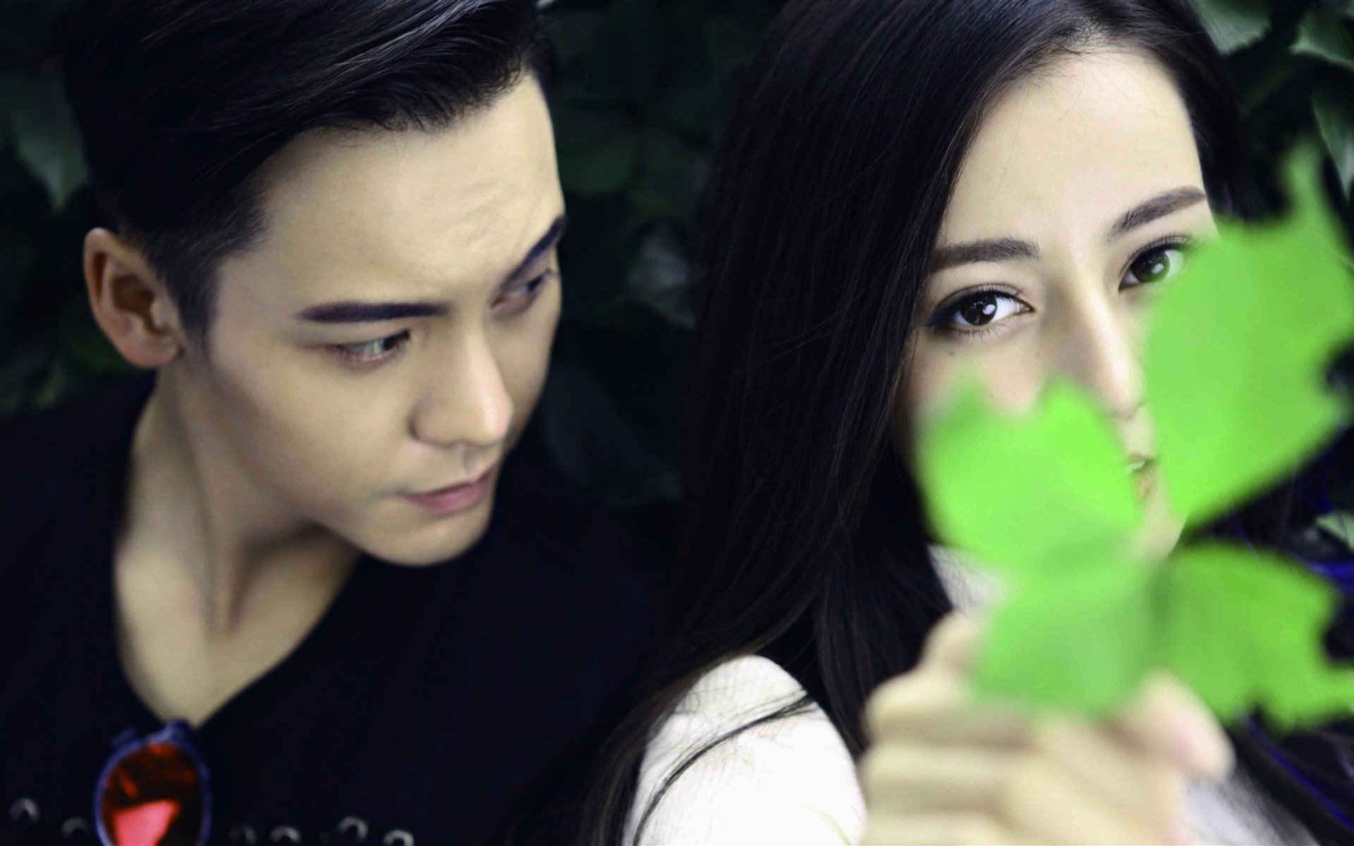 迪丽热巴,陈伟霆,甜蜜,情侣,宽屏