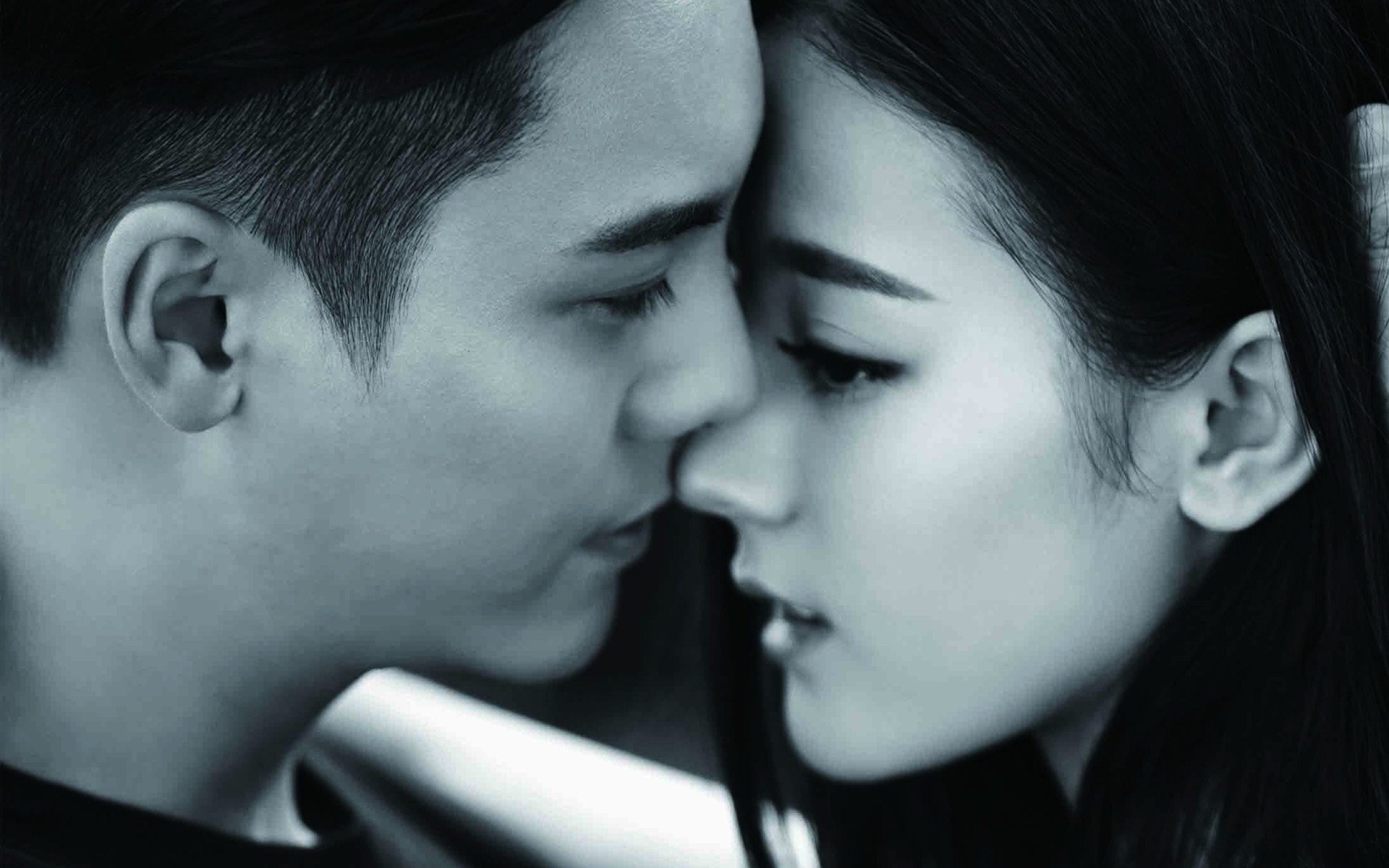 迪丽热巴,陈伟霆,甜蜜,情侣,宽屏