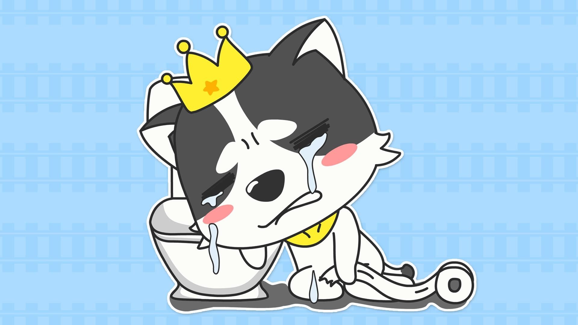 动漫,狗,哈士奇,萌,贱