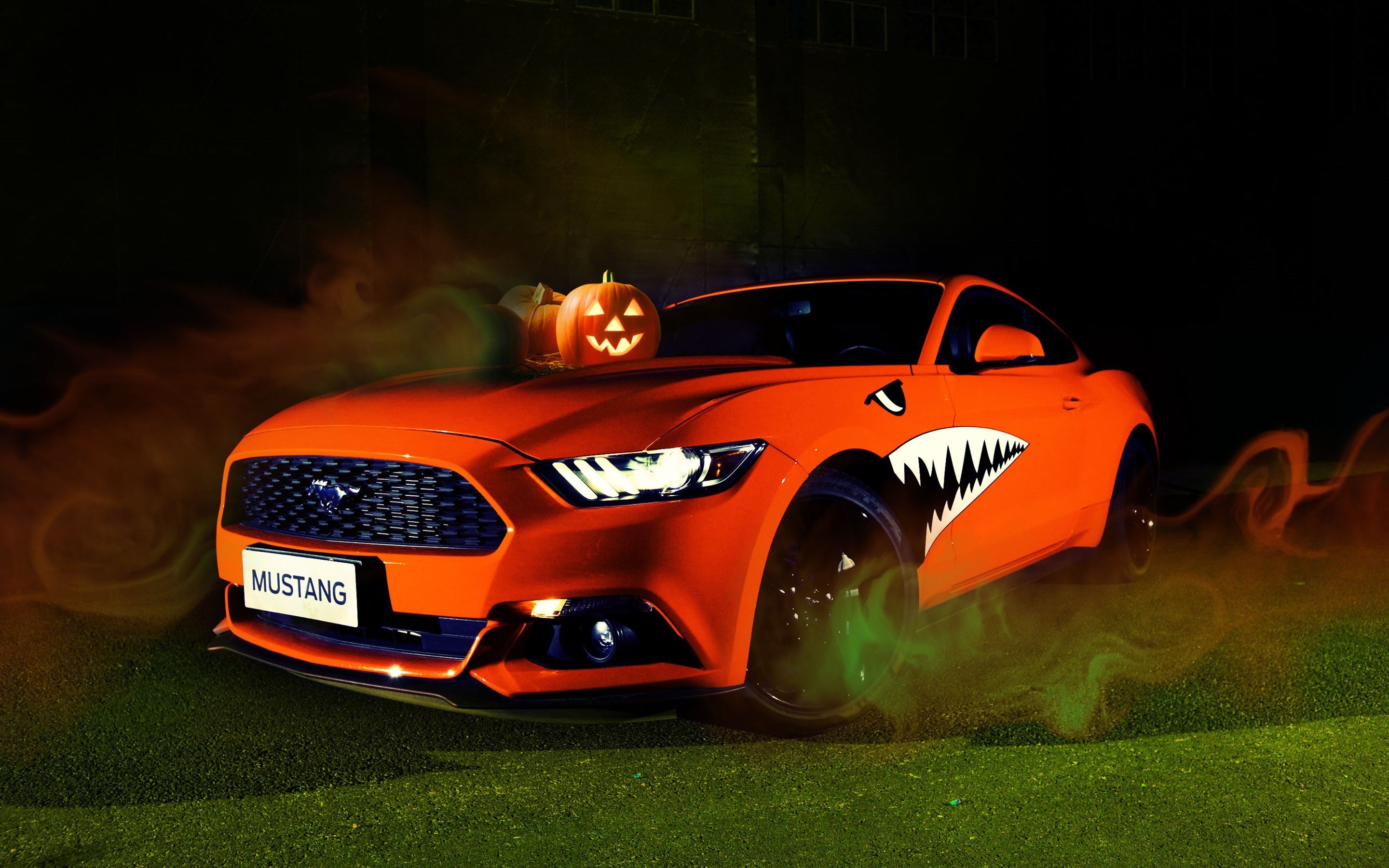 福特,野马,Mustang,万圣节,改装,宽屏