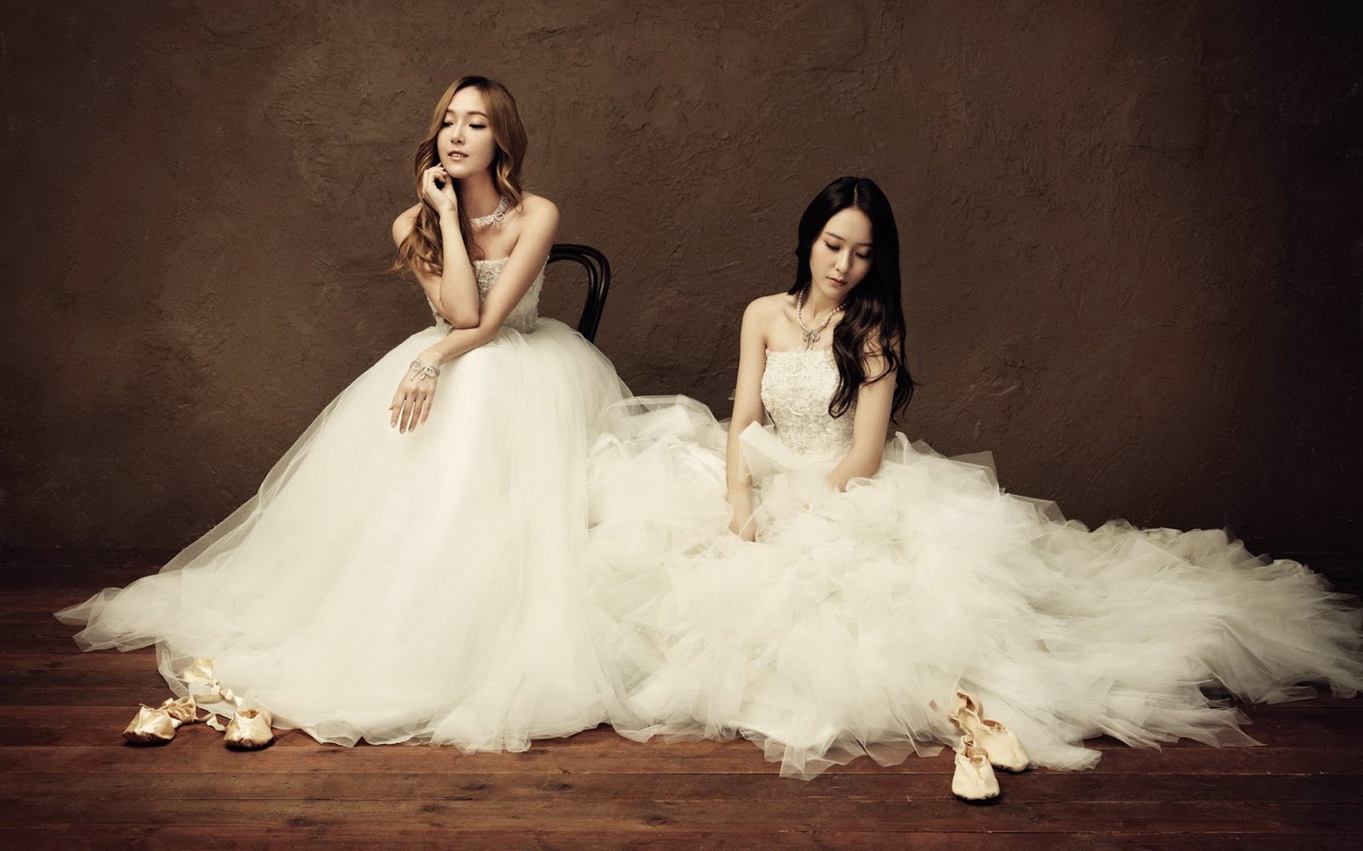 郑氏姐妹,郑秀妍,郑秀晶,美女,明星,宽屏