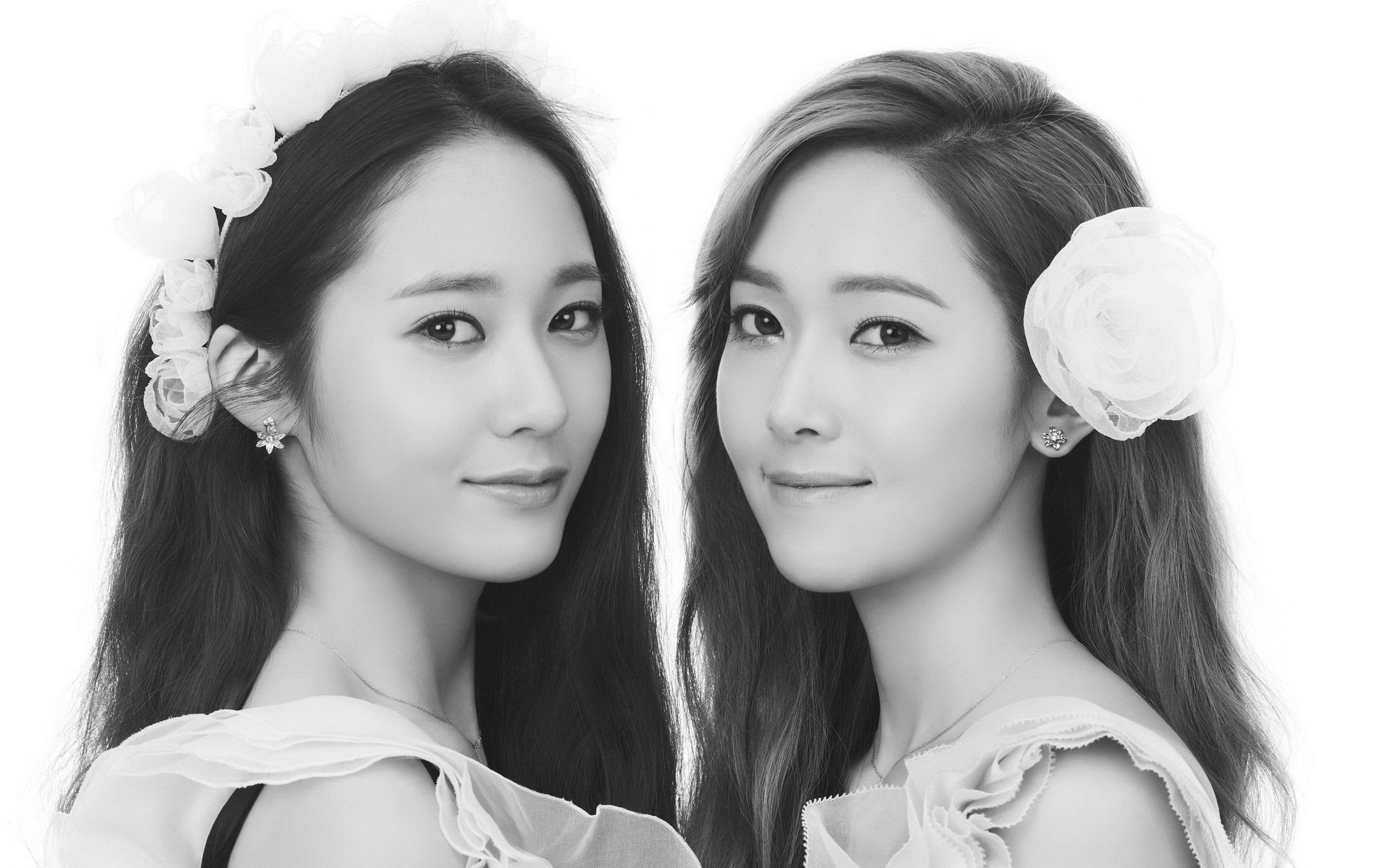 郑氏姐妹,郑秀妍,郑秀晶,美女,明星,宽屏