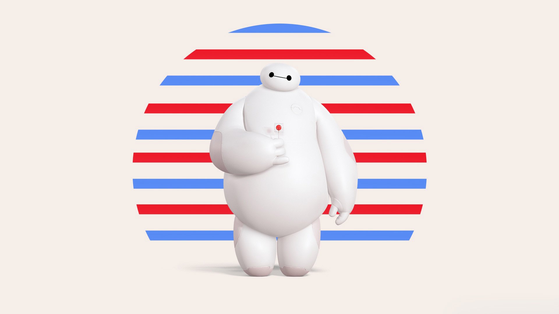 大白,超能陆战队,呆萌,小宏,治愈,萌神