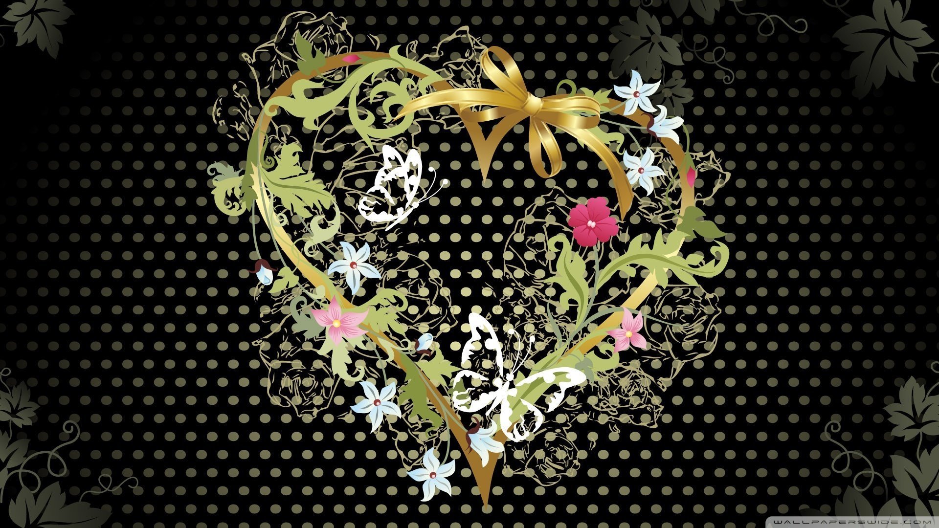 爱情,爱心,花环,温馨