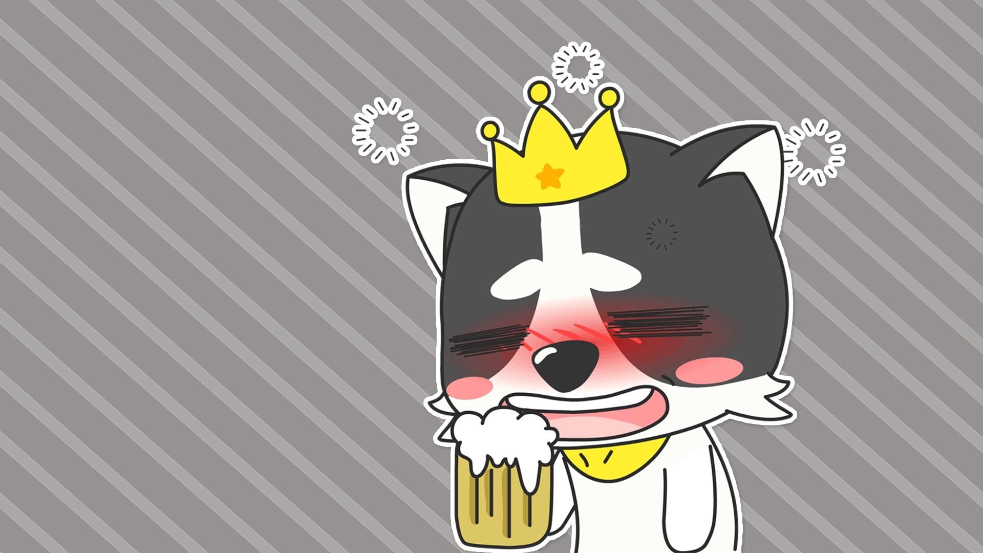 动漫,狗,哈士奇,萌,贱