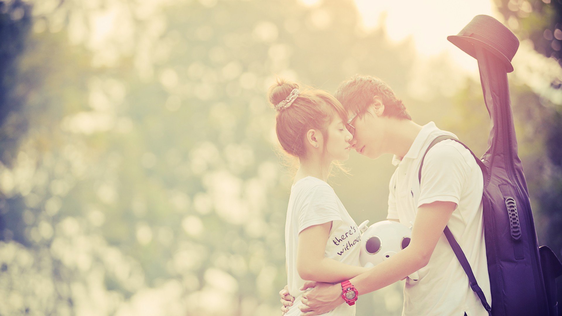 爱情,温暖,亲吻