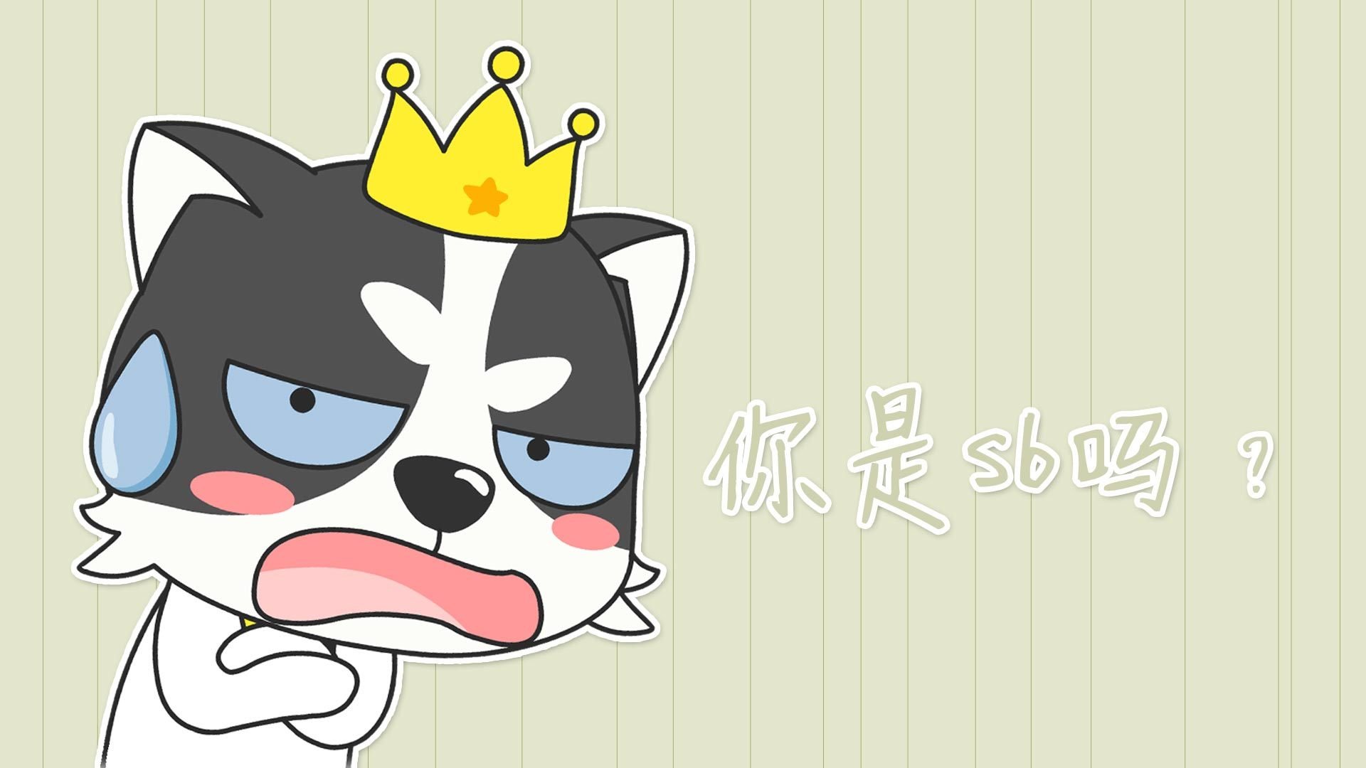 动漫,狗,哈士奇,萌,贱