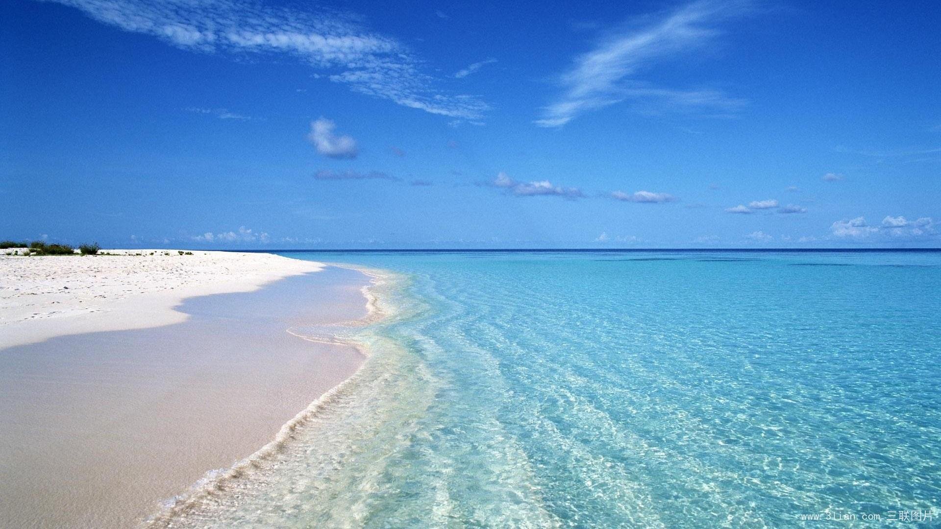 风景,蓝天,白云,大海,蔚蓝