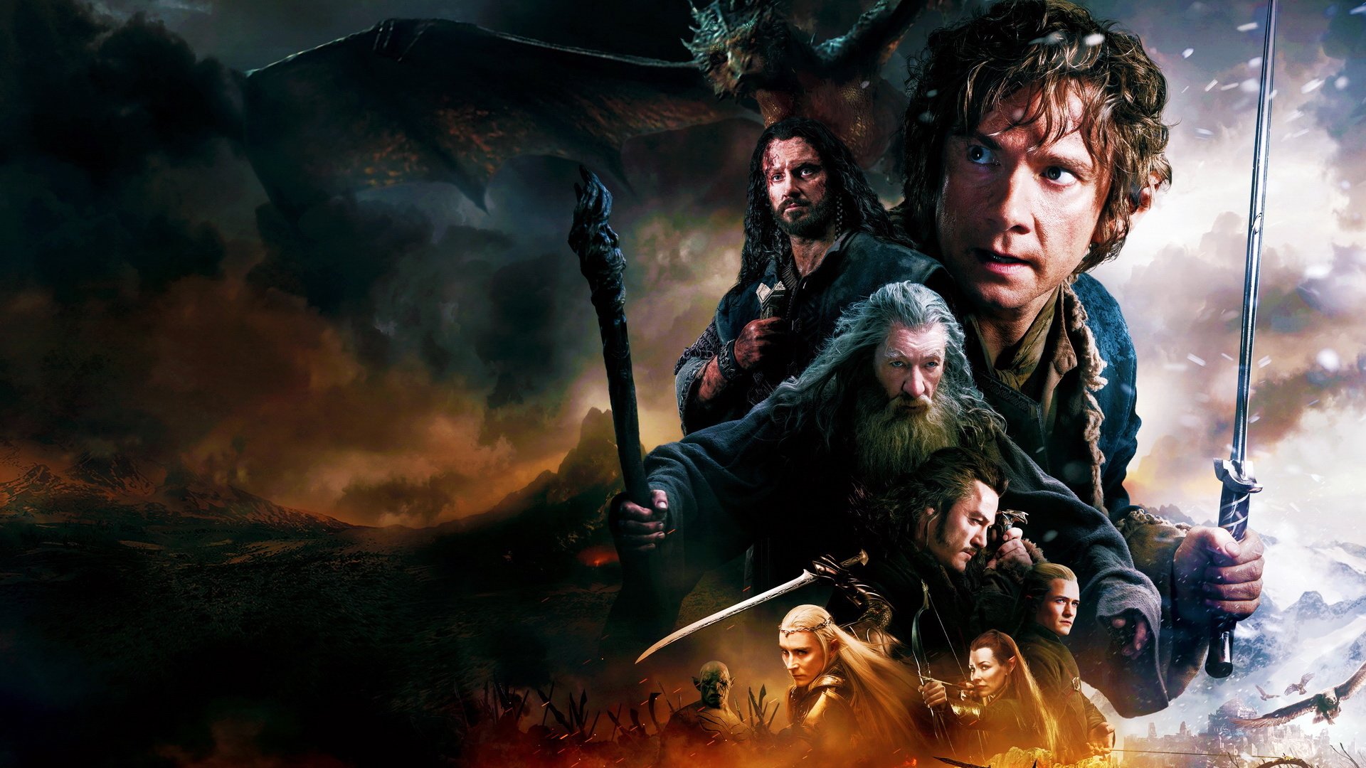 电影,霍比特人,宽屏