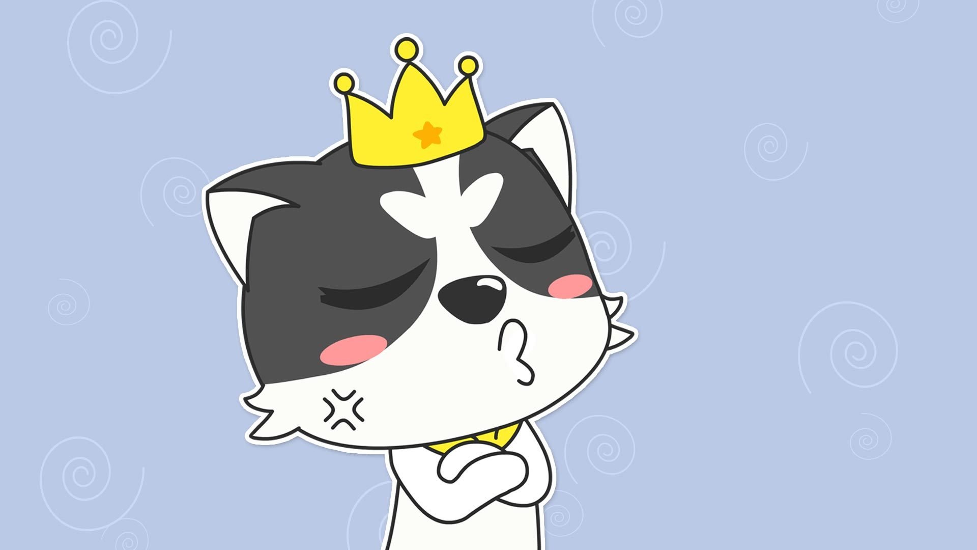 动漫,狗,哈士奇,萌,贱