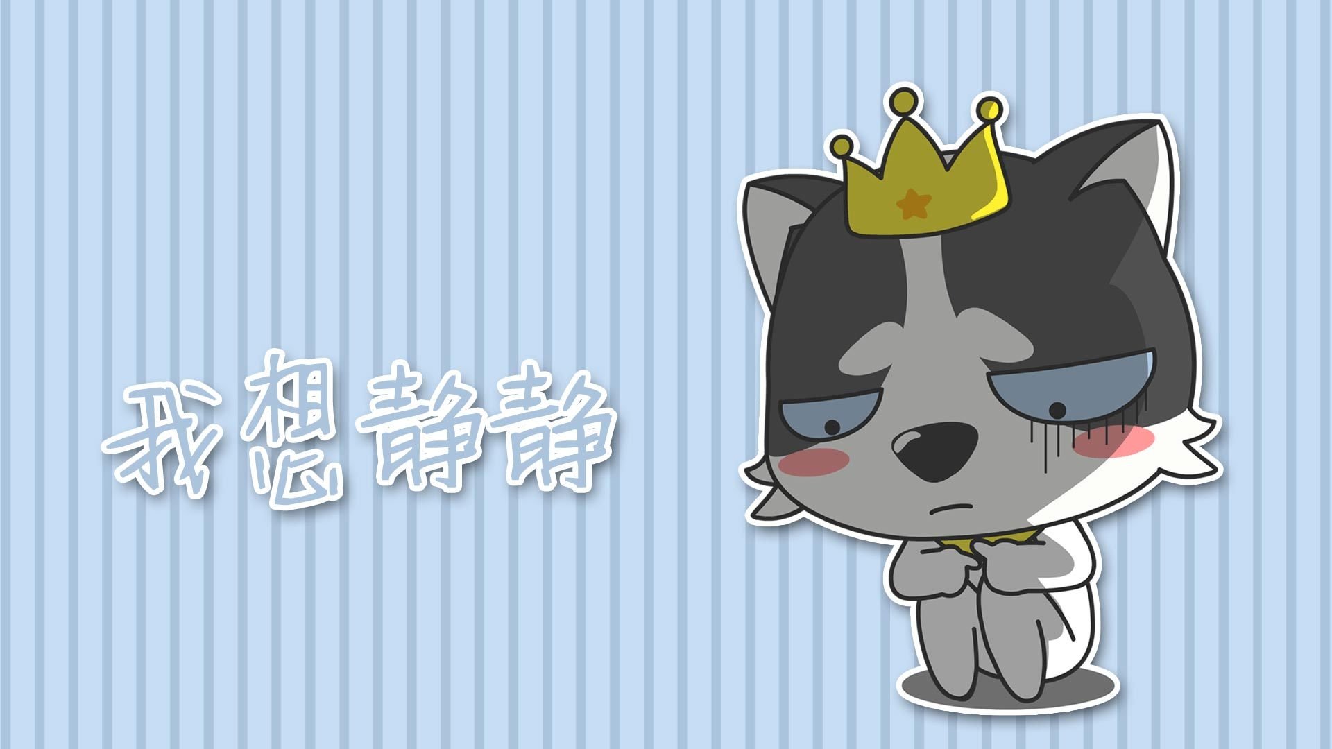 动漫,狗,哈士奇,萌,贱