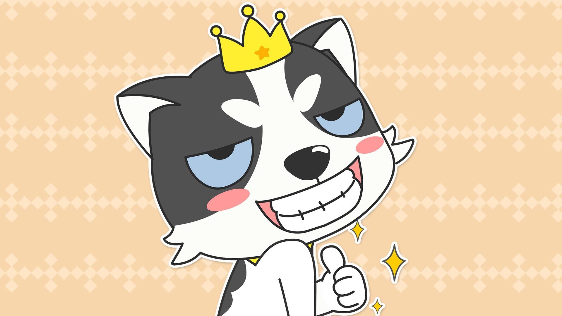 动漫,狗,哈士奇,萌,贱