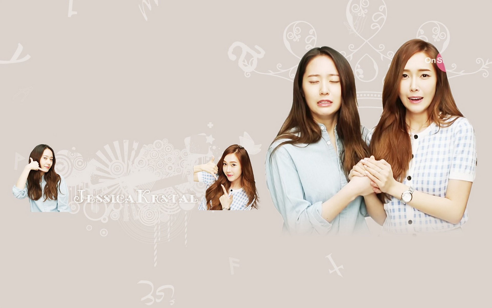 郑氏姐妹,郑秀妍,郑秀晶,美女,明星,宽屏