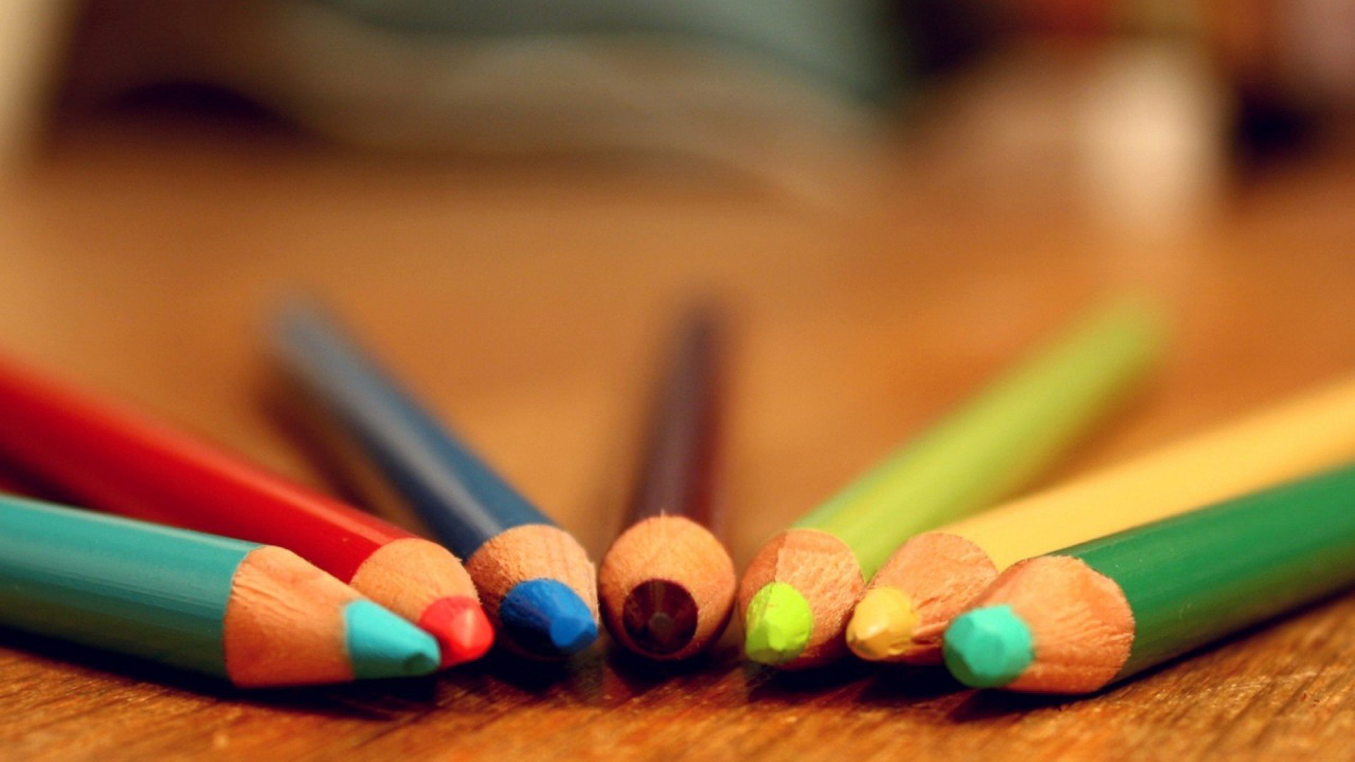 小清新,画笔,七彩画笔,宽屏