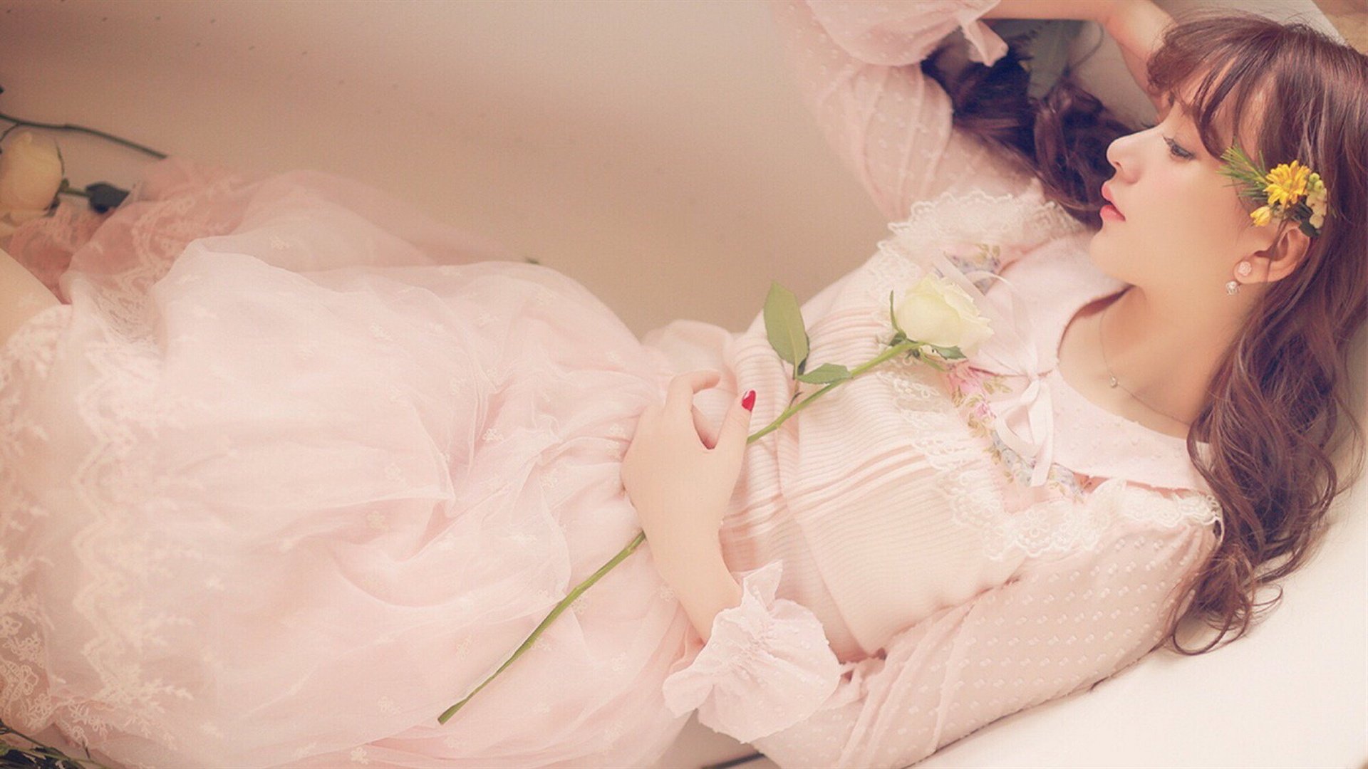 方媛,日系风,郭富城,宽屏,模特,美女