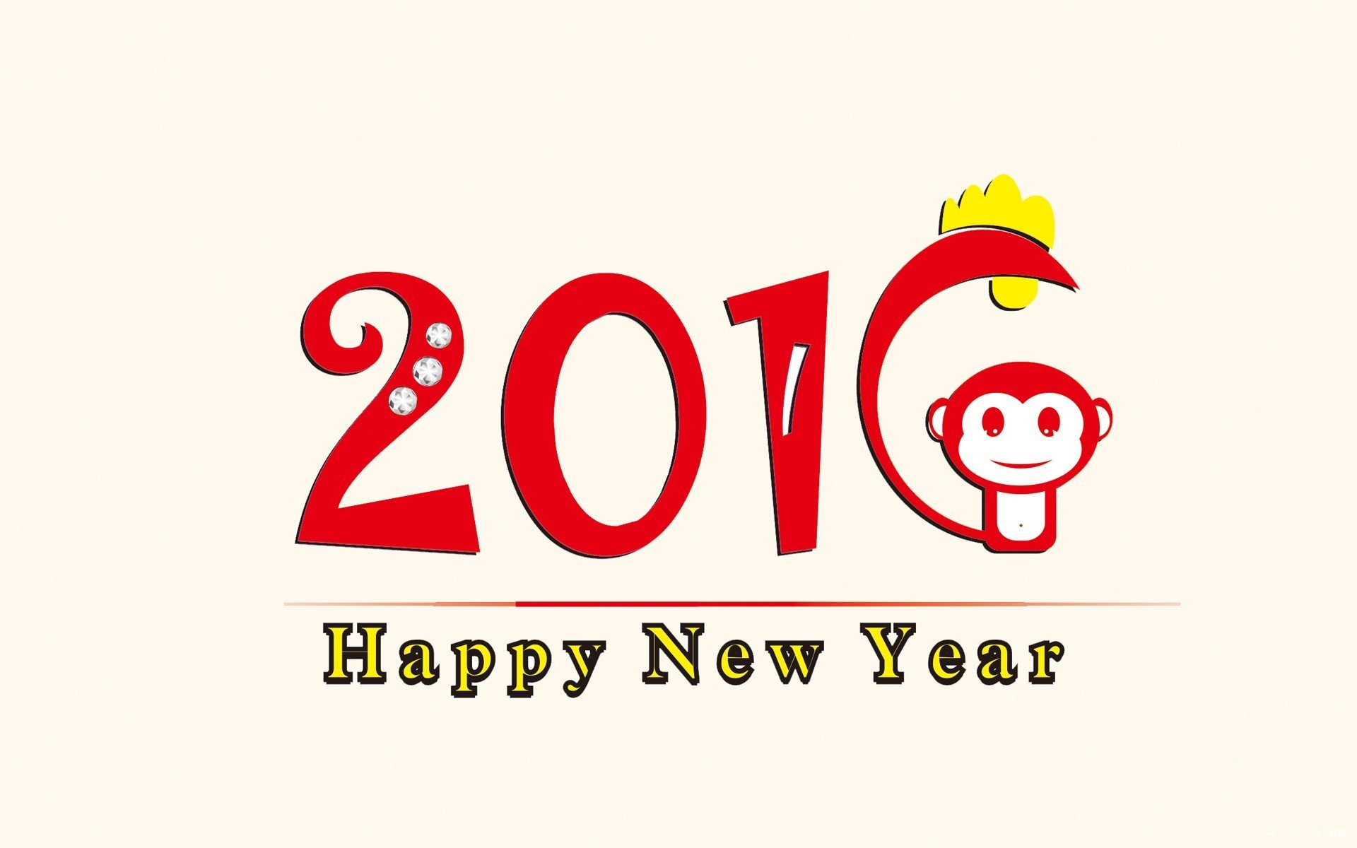 节日美图,元旦节,2016,猴年,新年快乐