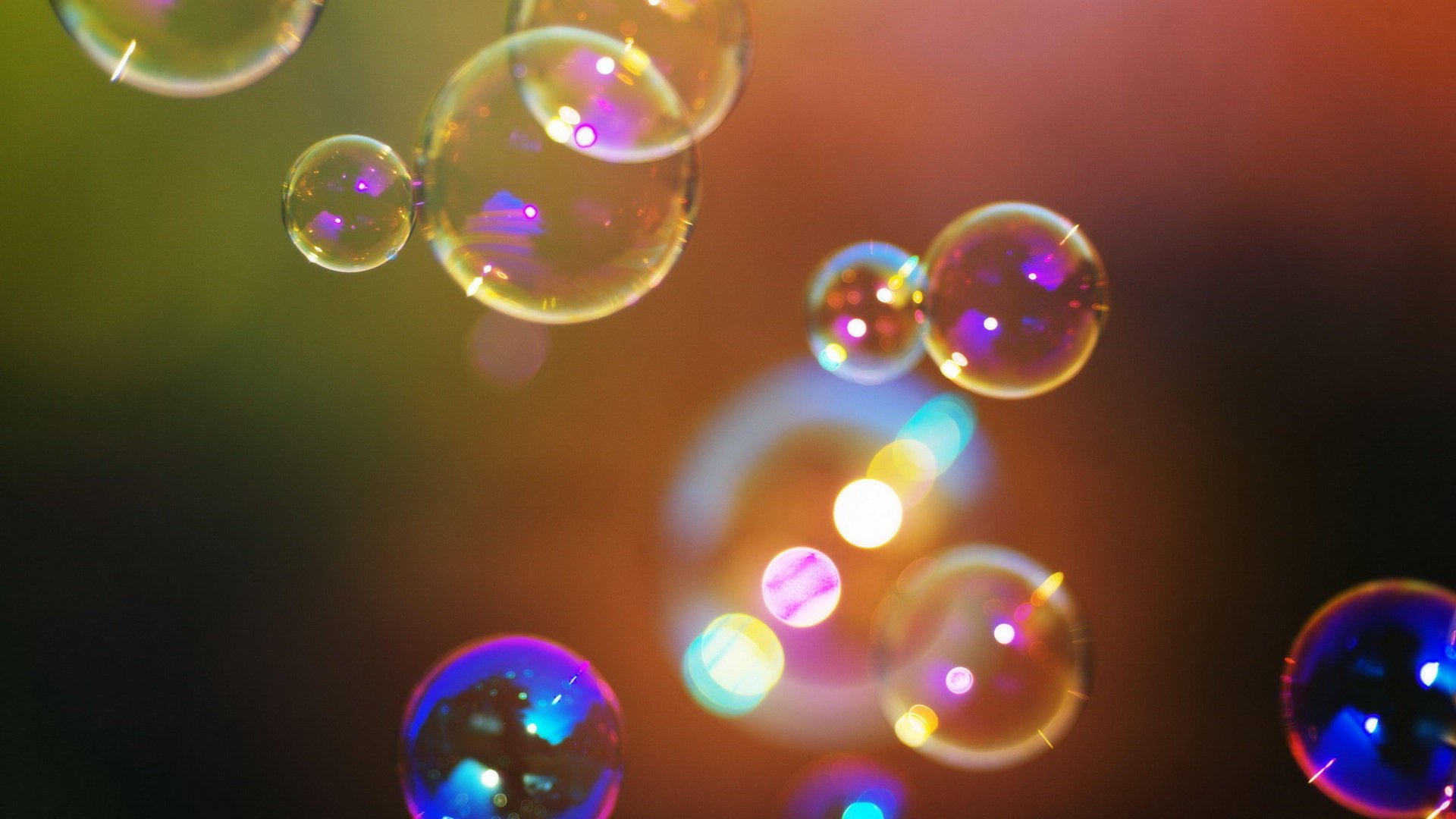 小清新,七彩泡沫,彩色泡沫,美丽