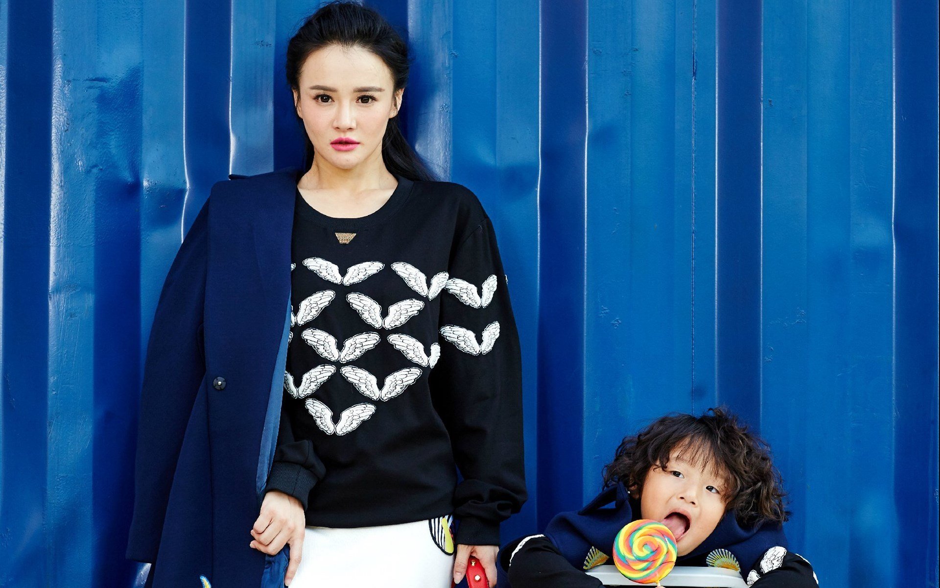 萌娃,轩轩,轩妈,亲子,宽屏,明星,冉莹颖