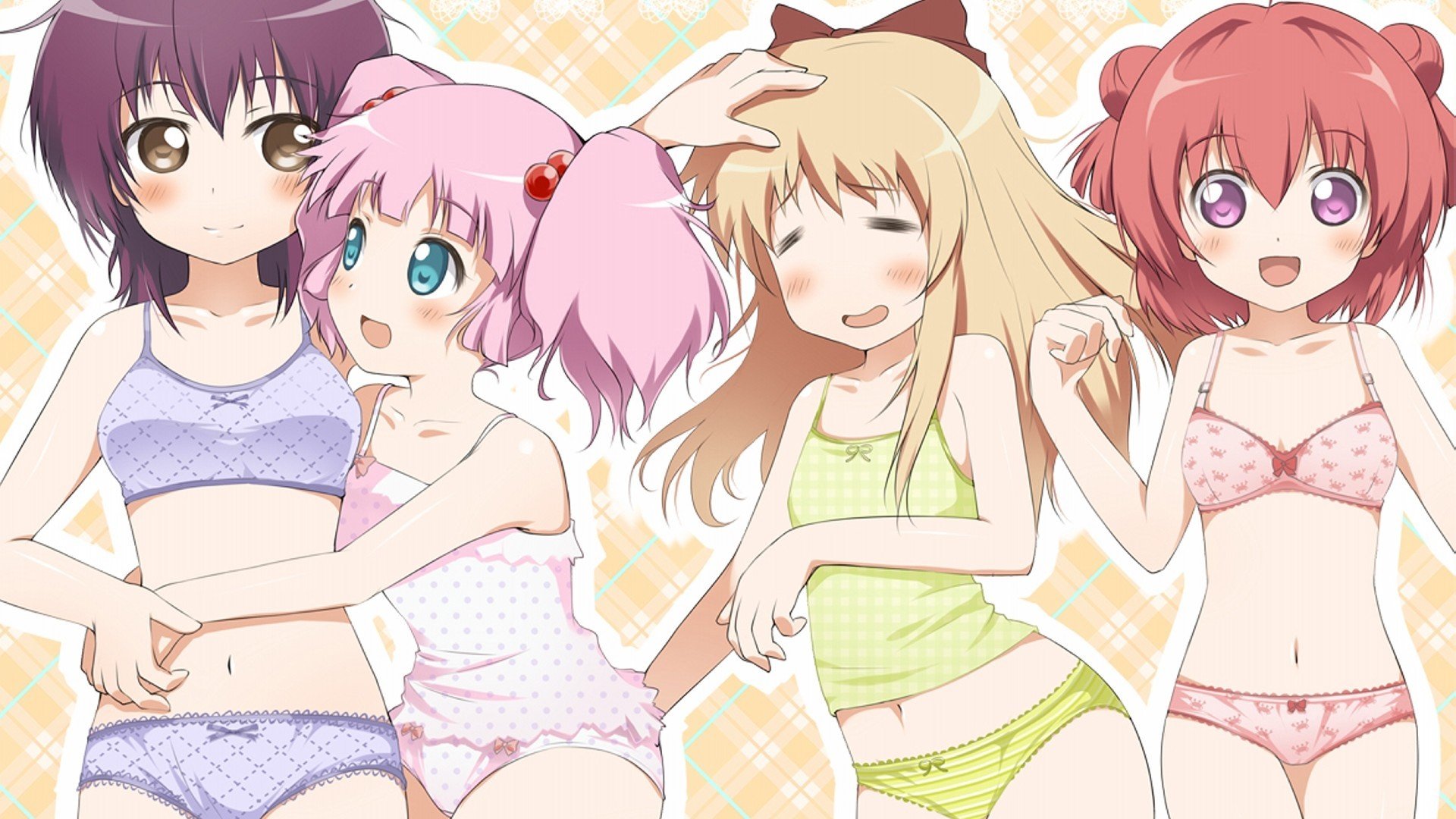 摇曳百合,少女,校园,搞笑,动漫