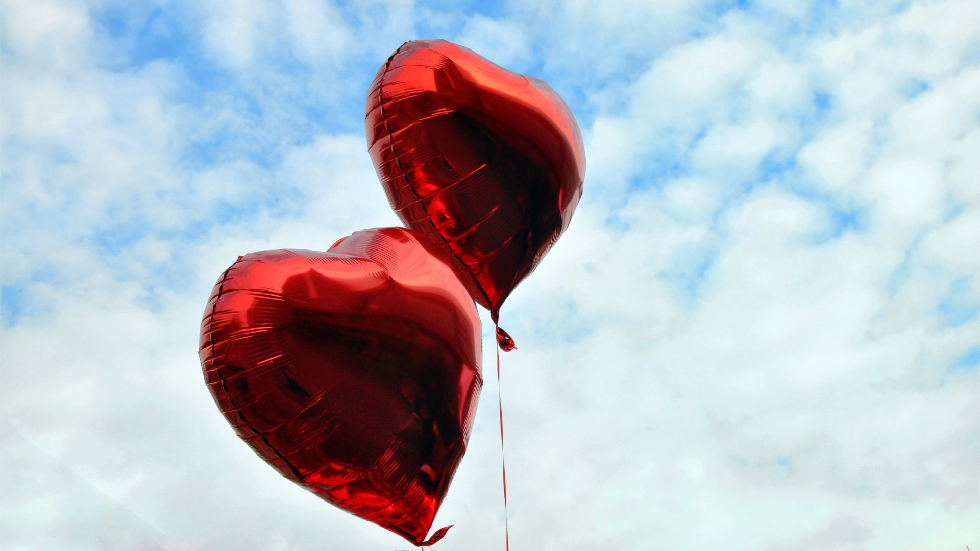 爱情,爱心,氢气球,宽屏