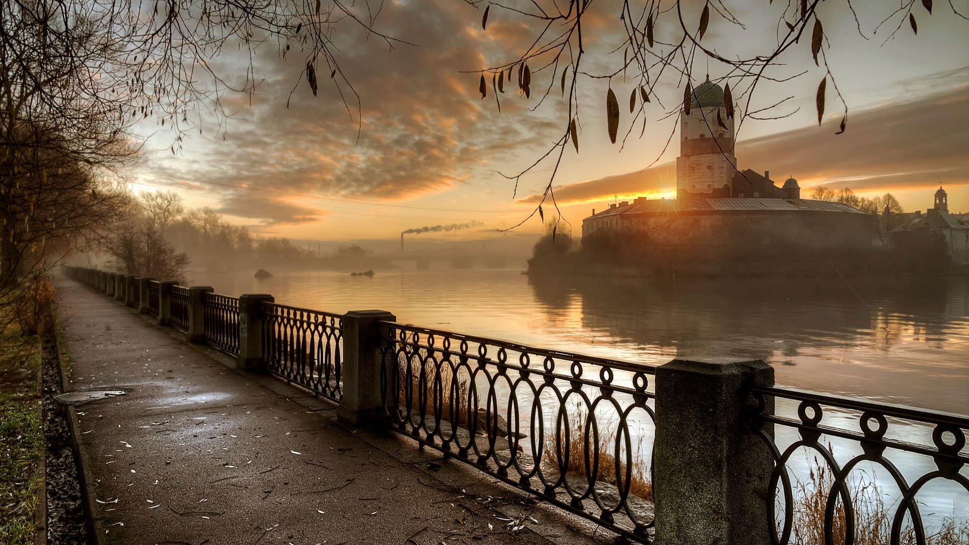 风景,自然风景,黄昏美景,宽屏