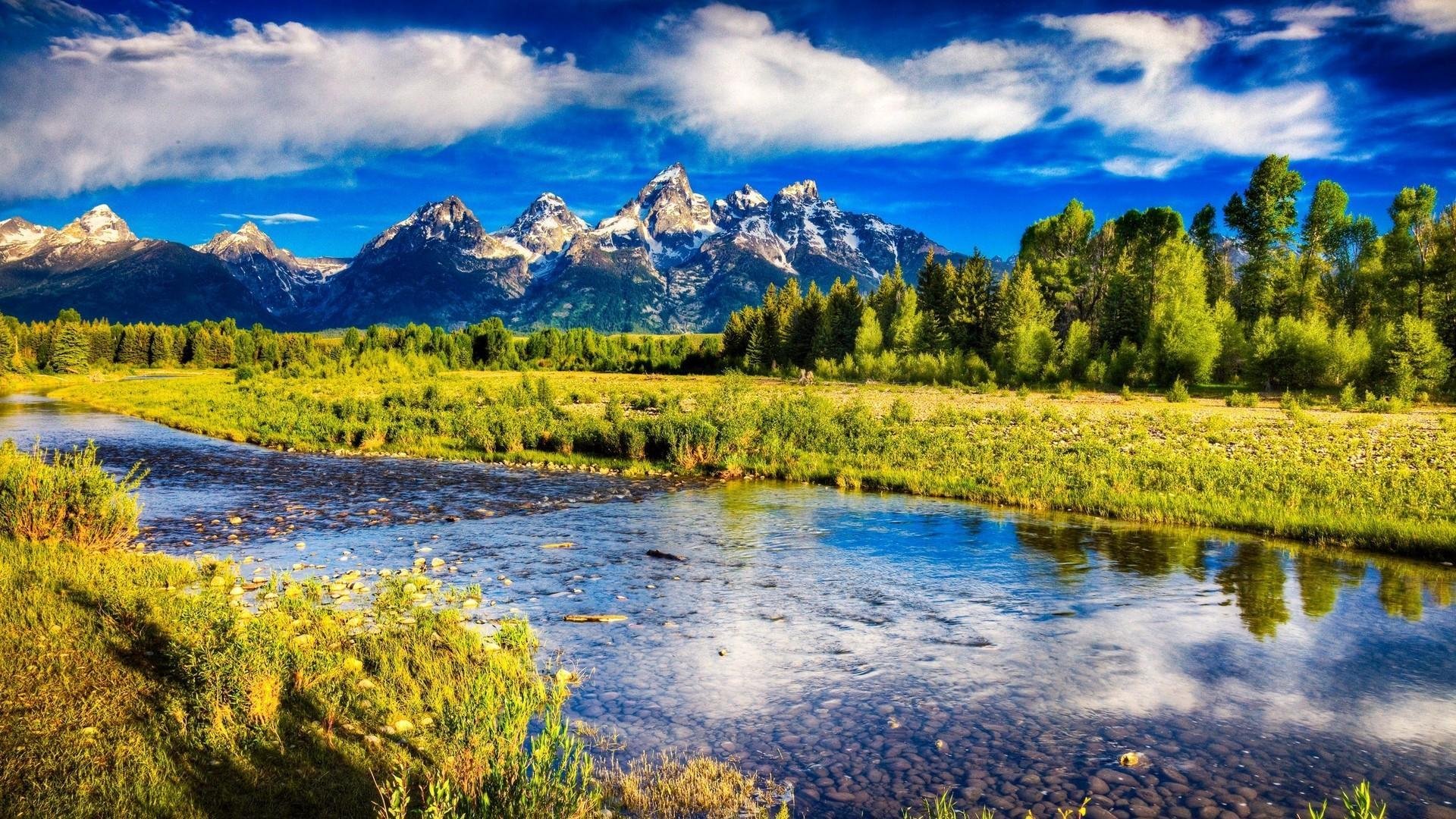 风景,自然风景,蓝天,白云,雪山