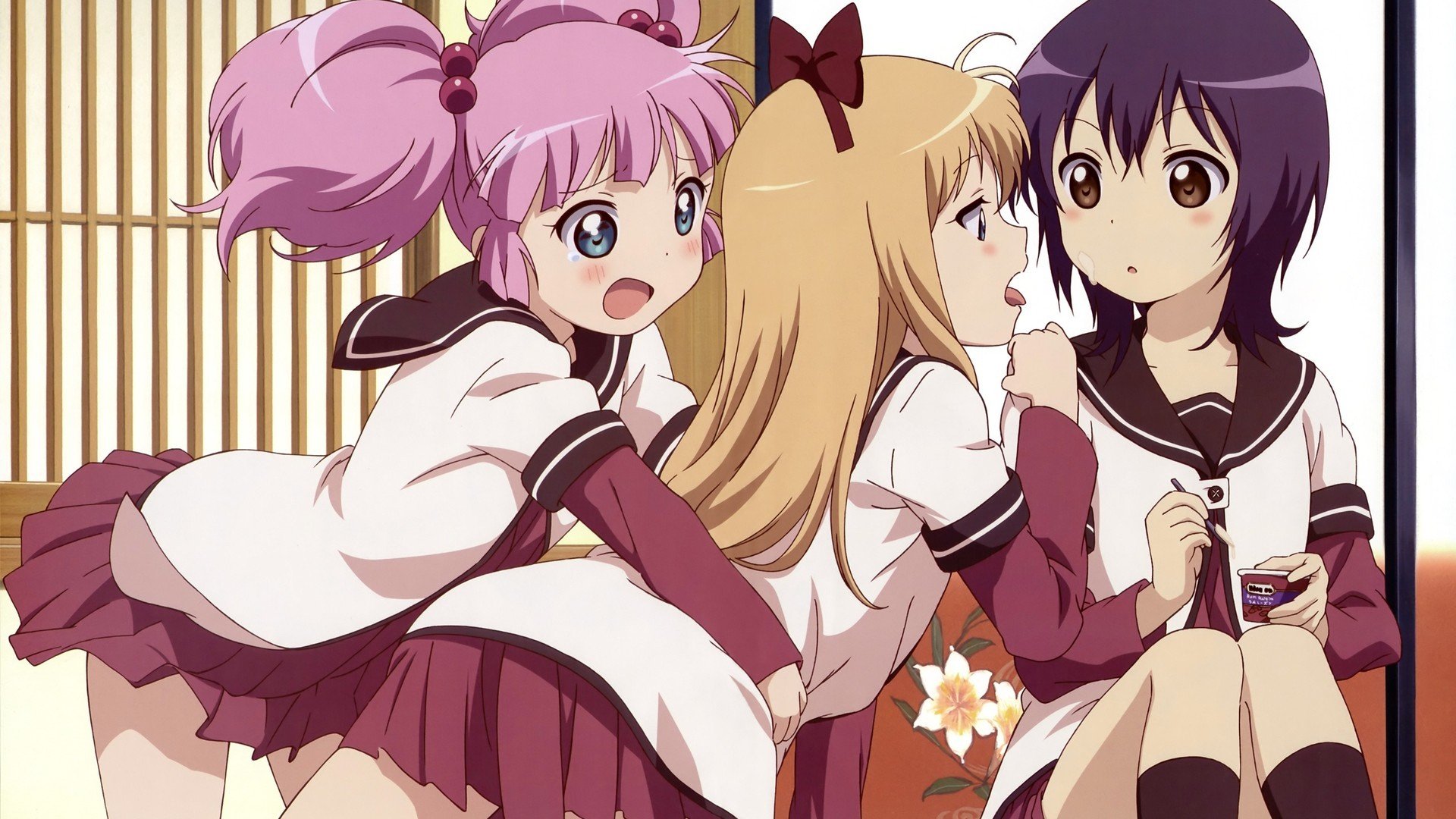 摇曳百合,少女,校园,搞笑,动漫