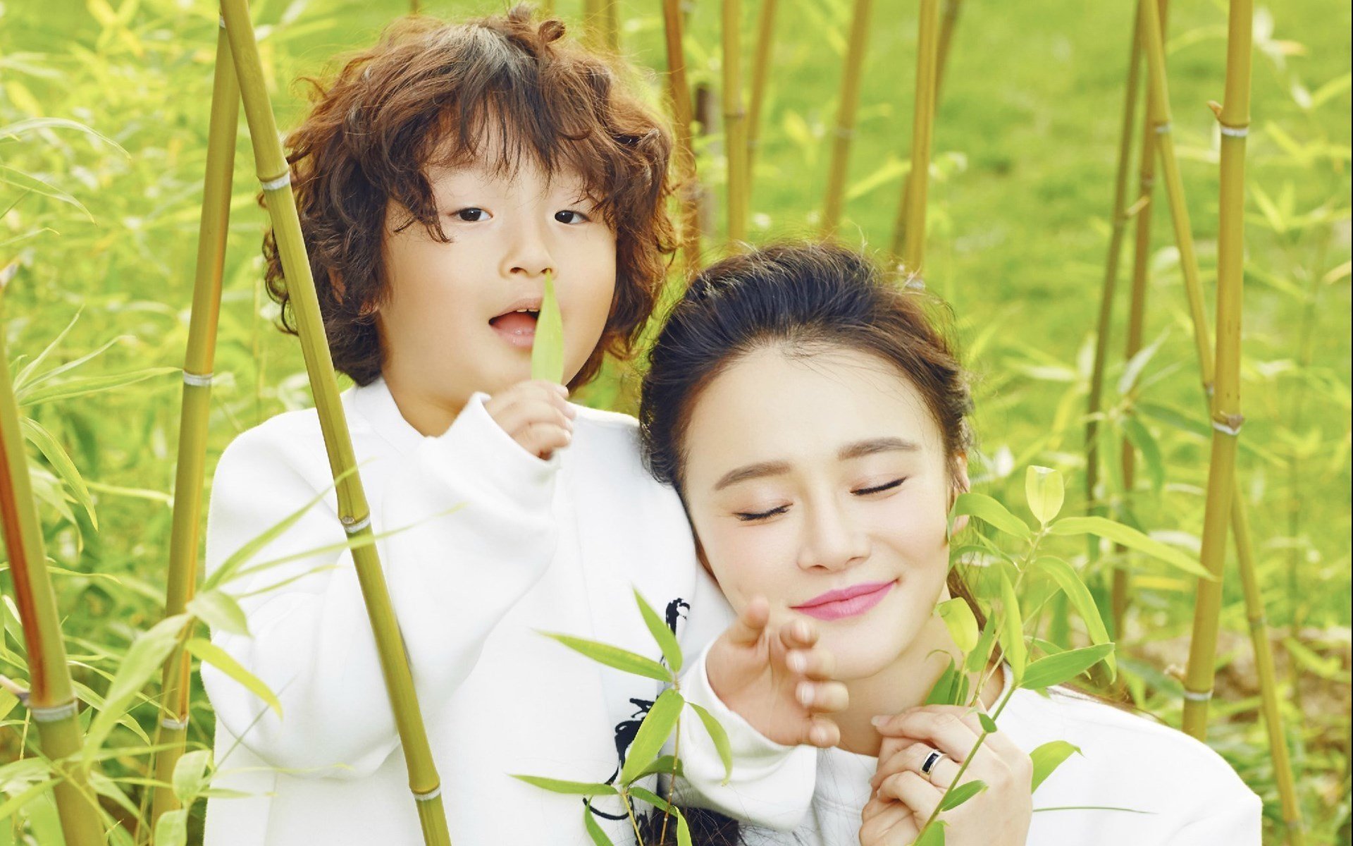 萌娃,轩轩,轩妈,亲子,宽屏,明星,冉莹颖