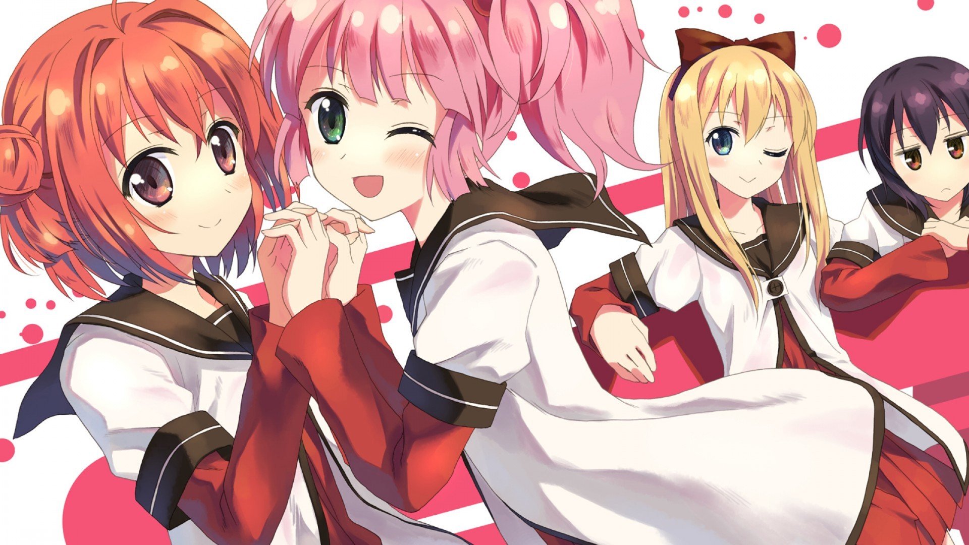 摇曳百合,少女,校园,搞笑,动漫