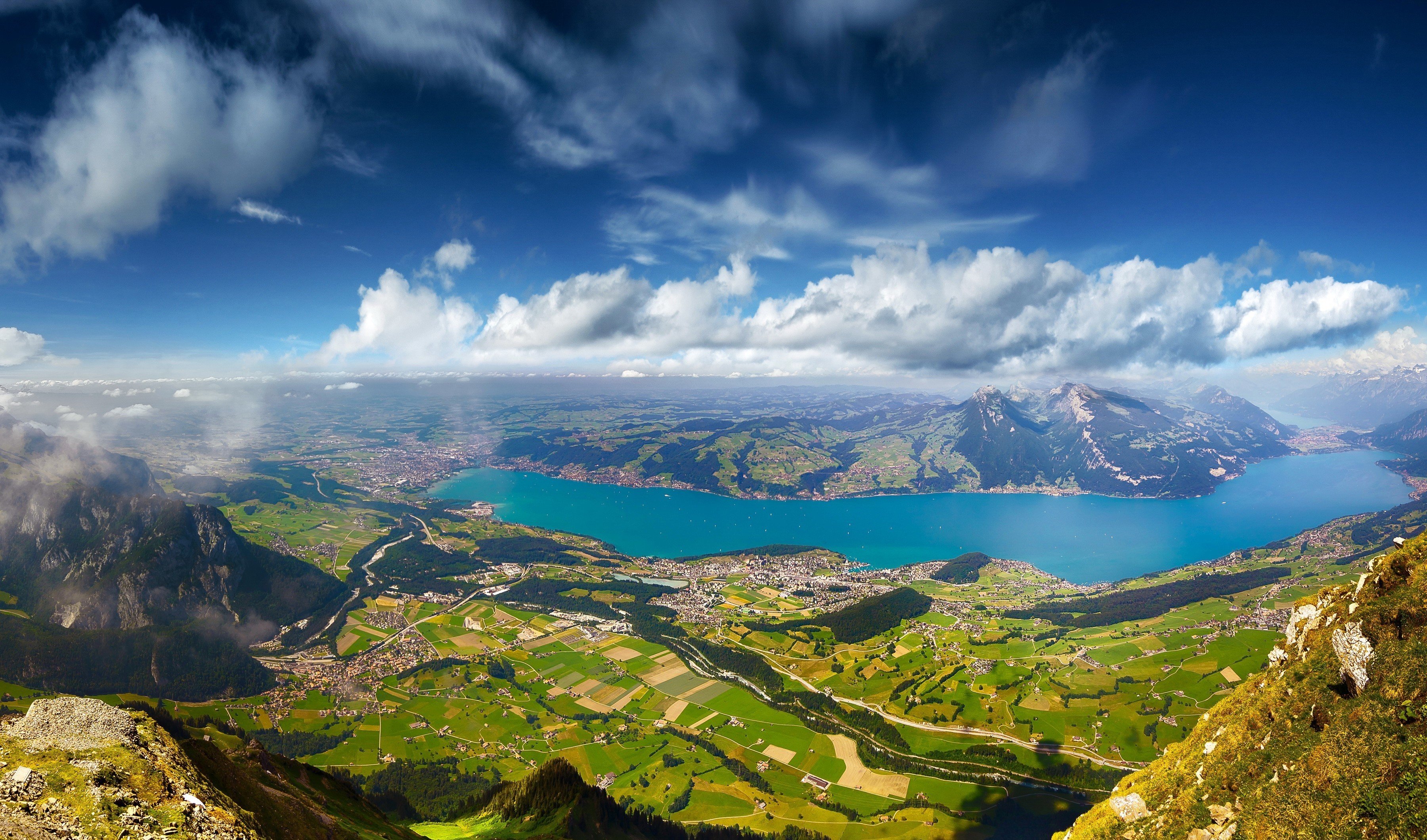 风景,山水,蓝天碧水