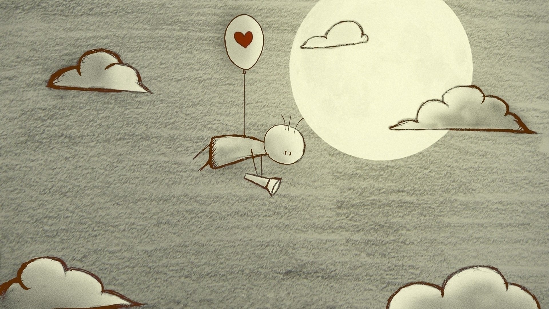 爱情,爱心,爱心气球,宽屏