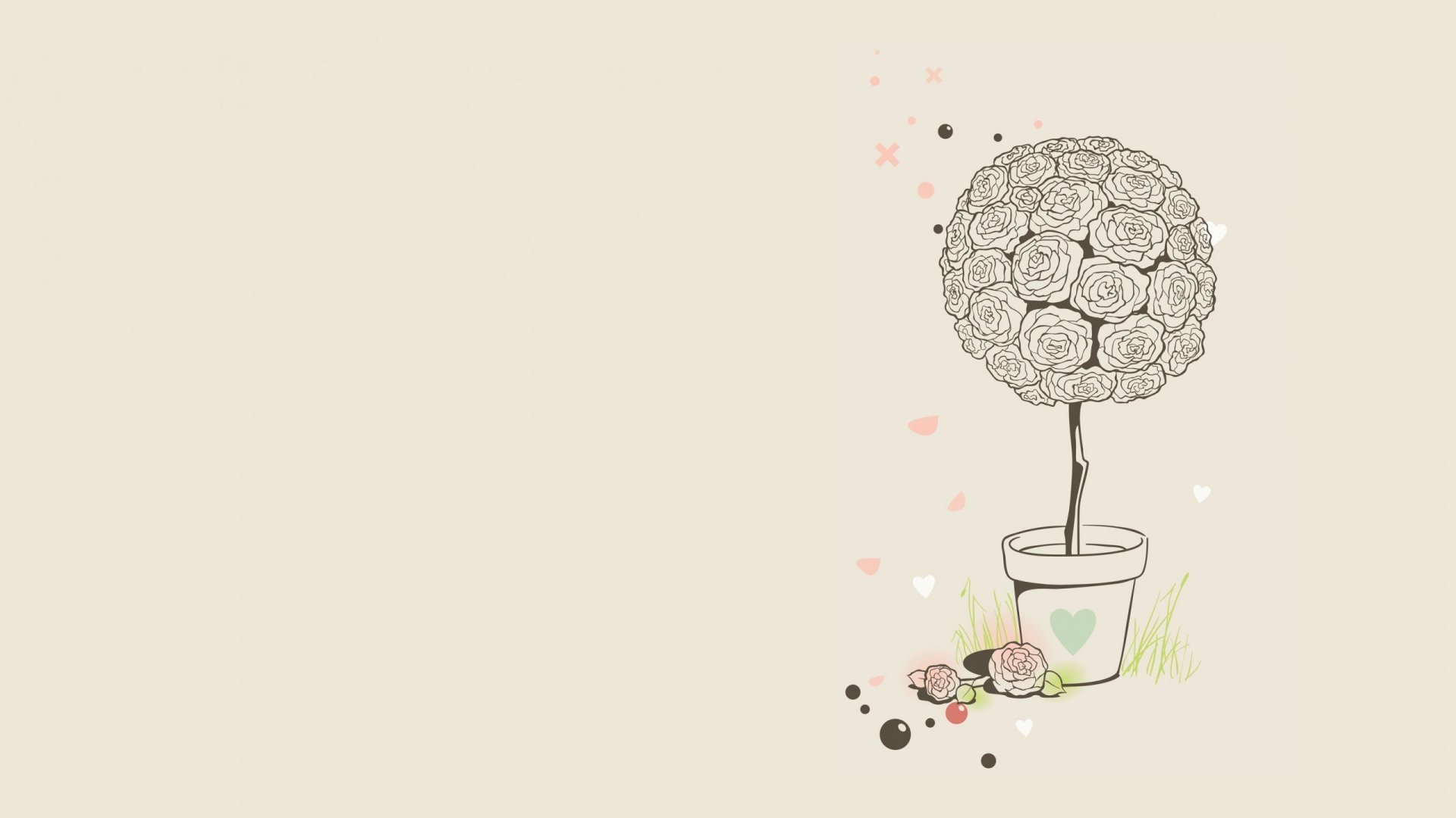 小清新,简单,温馨,宽屏