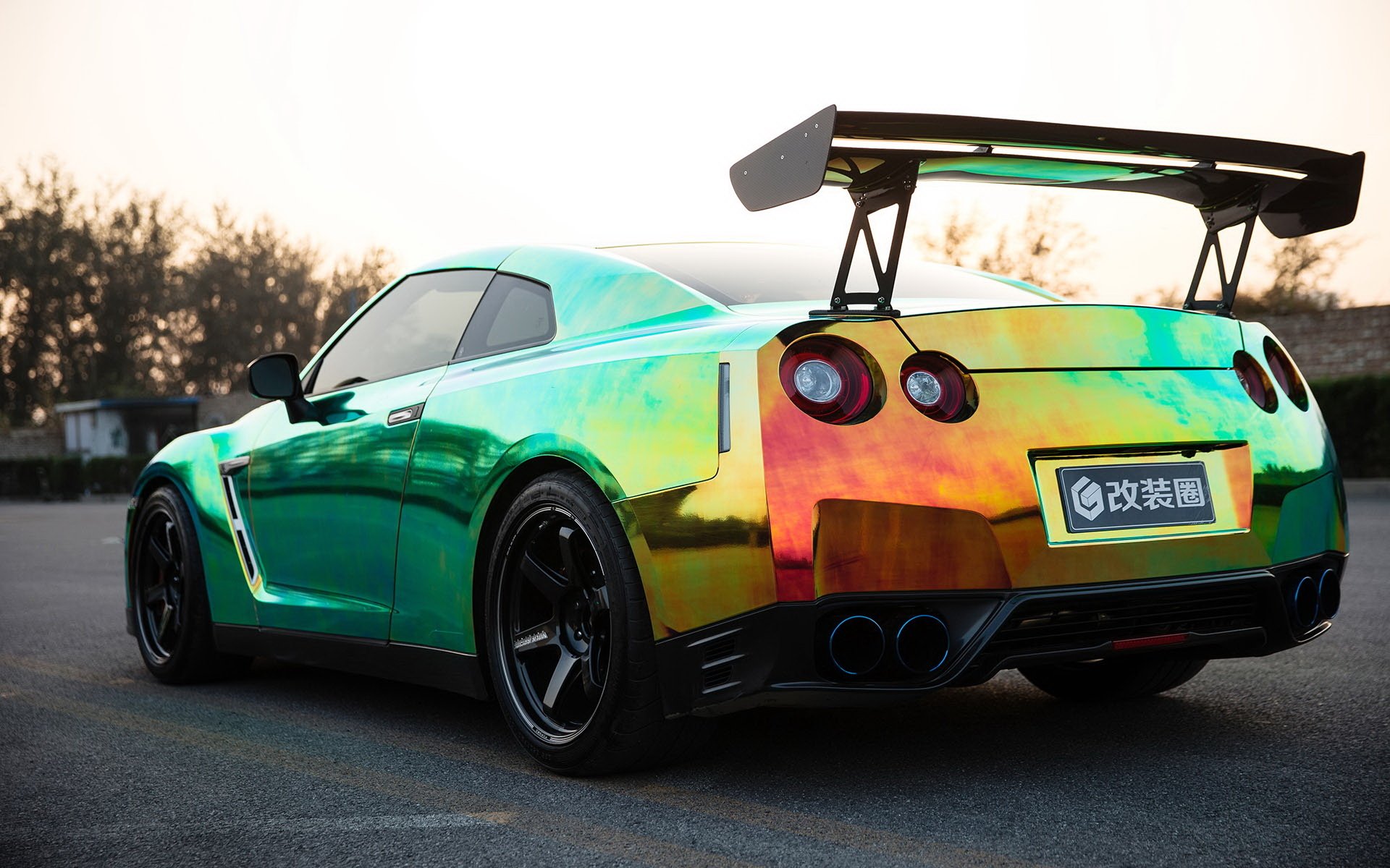 日产,GTR,改装车,宽屏