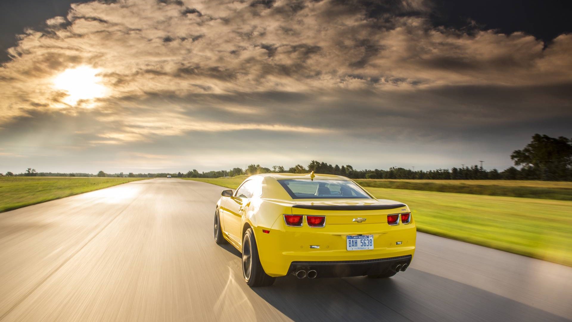 雪佛兰,科迈罗,大黄蜂,跑车