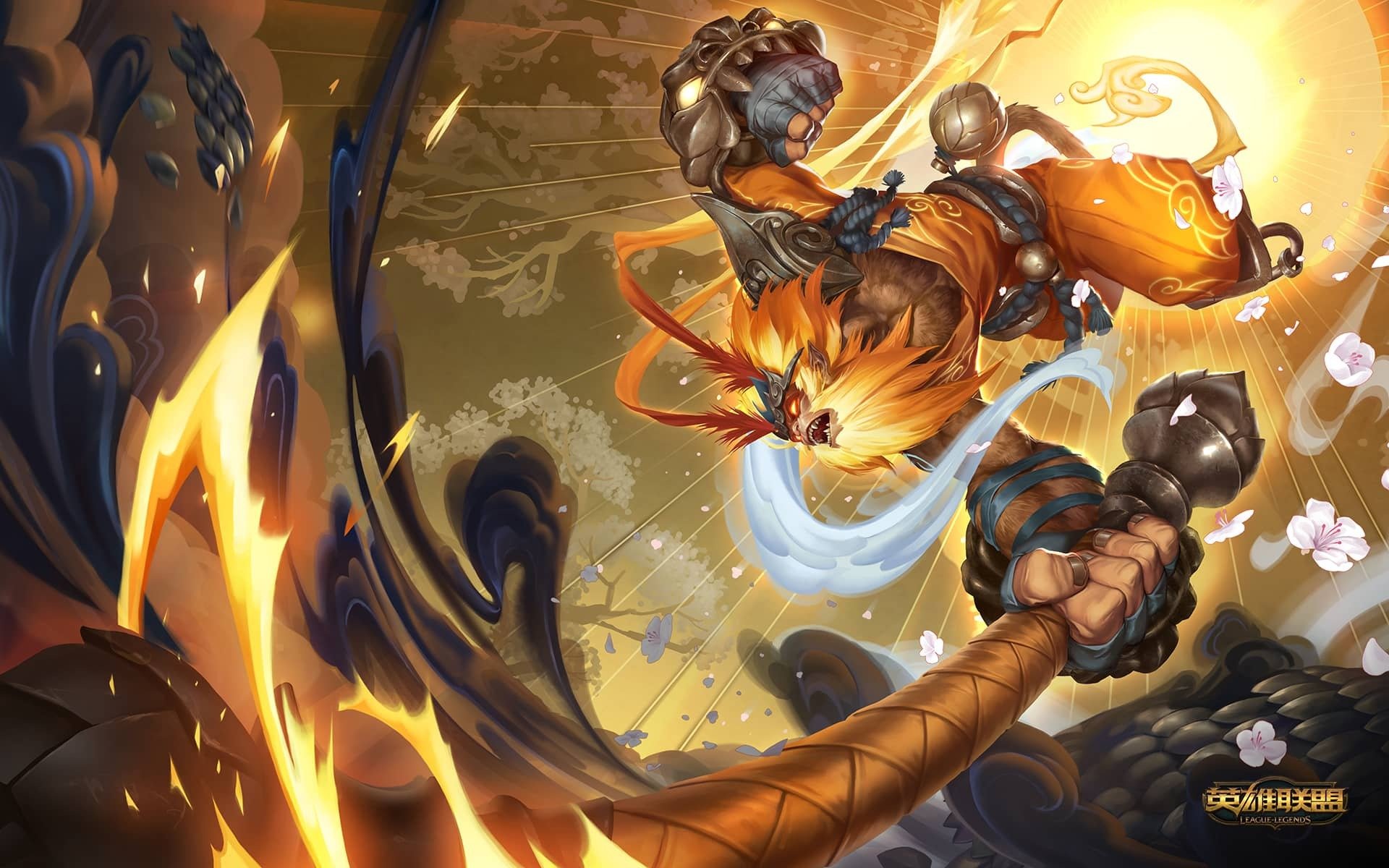 lol,英雄联盟,游戏,齐天大圣,孙悟空,猴子