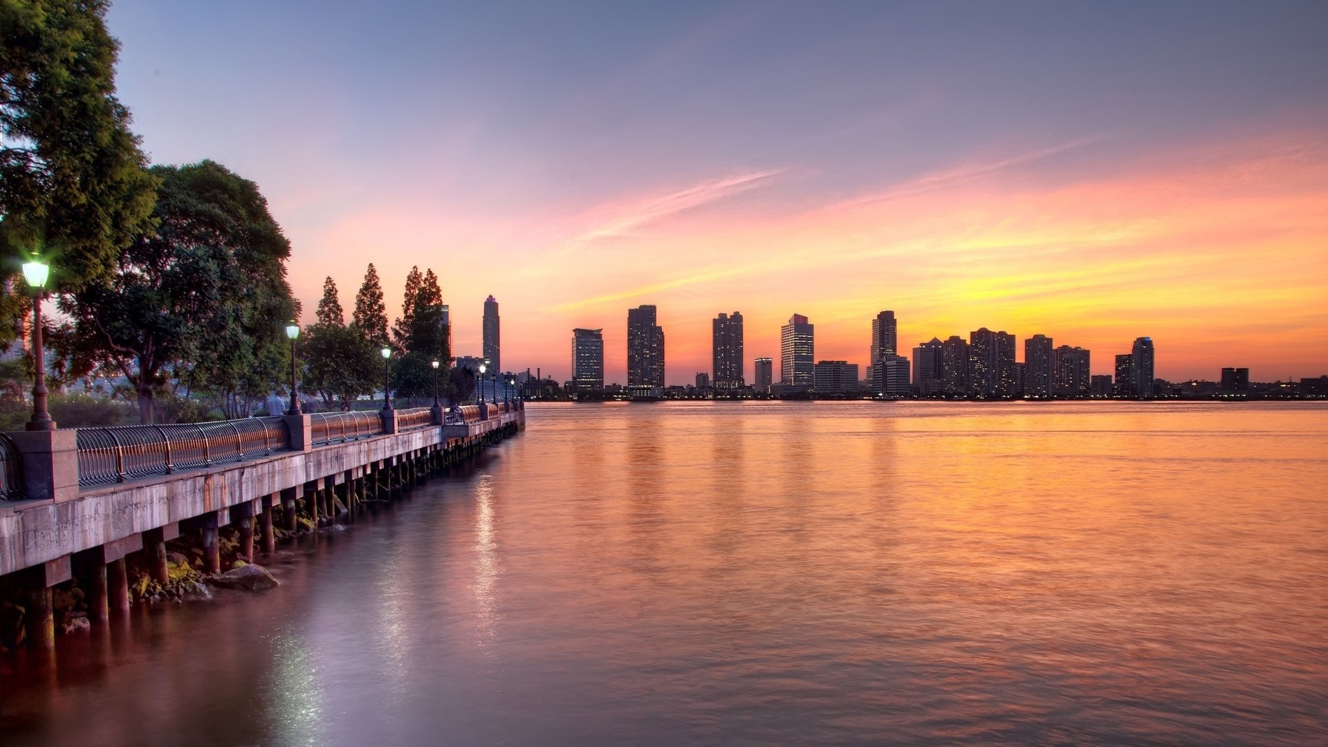 风景,自然风景,晚霞,黄昏