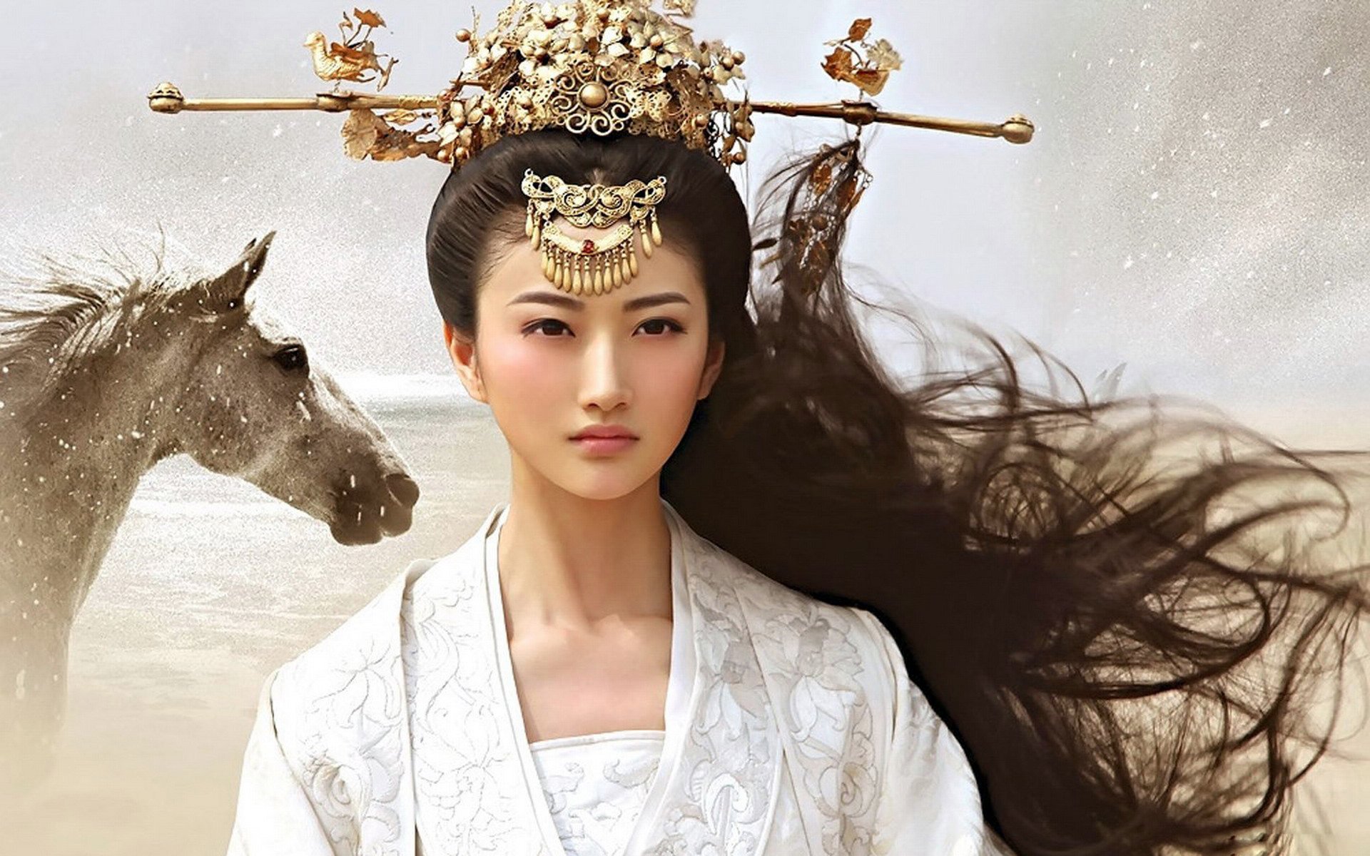 景甜,唯美古装照,甜蜜教主,演员,美丽大方,明星