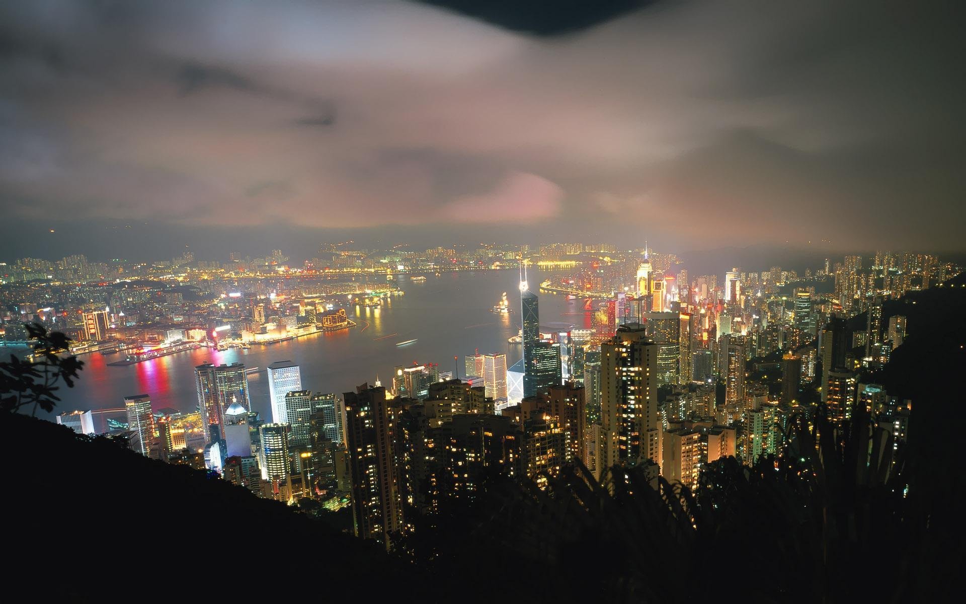 风景,城市风景,香港,维多利亚港