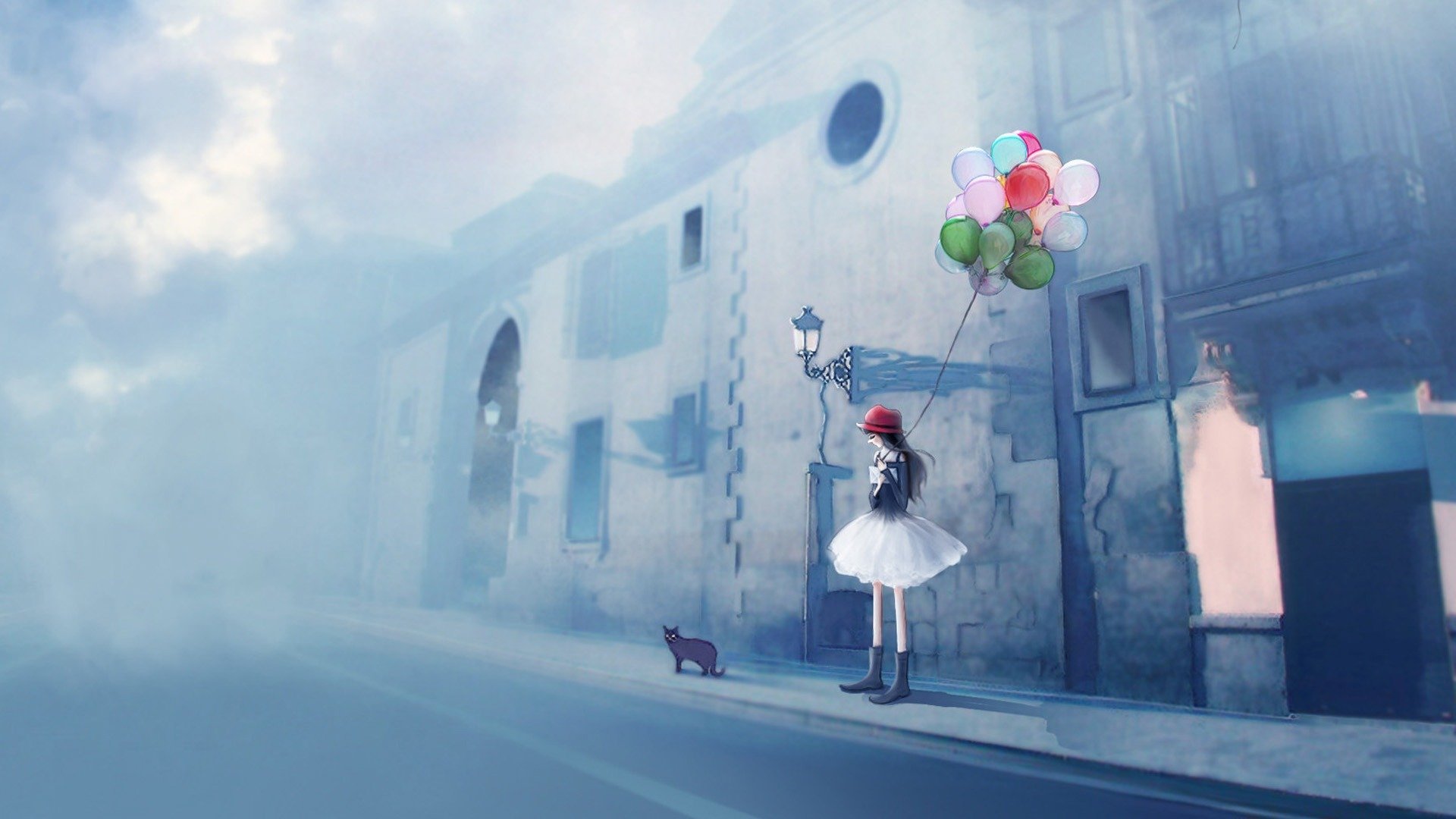 手绘,唯美,宽屏