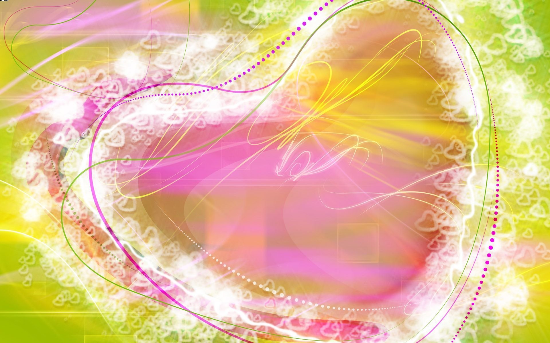 爱情,爱心,彩虹爱心,美丽,宽屏