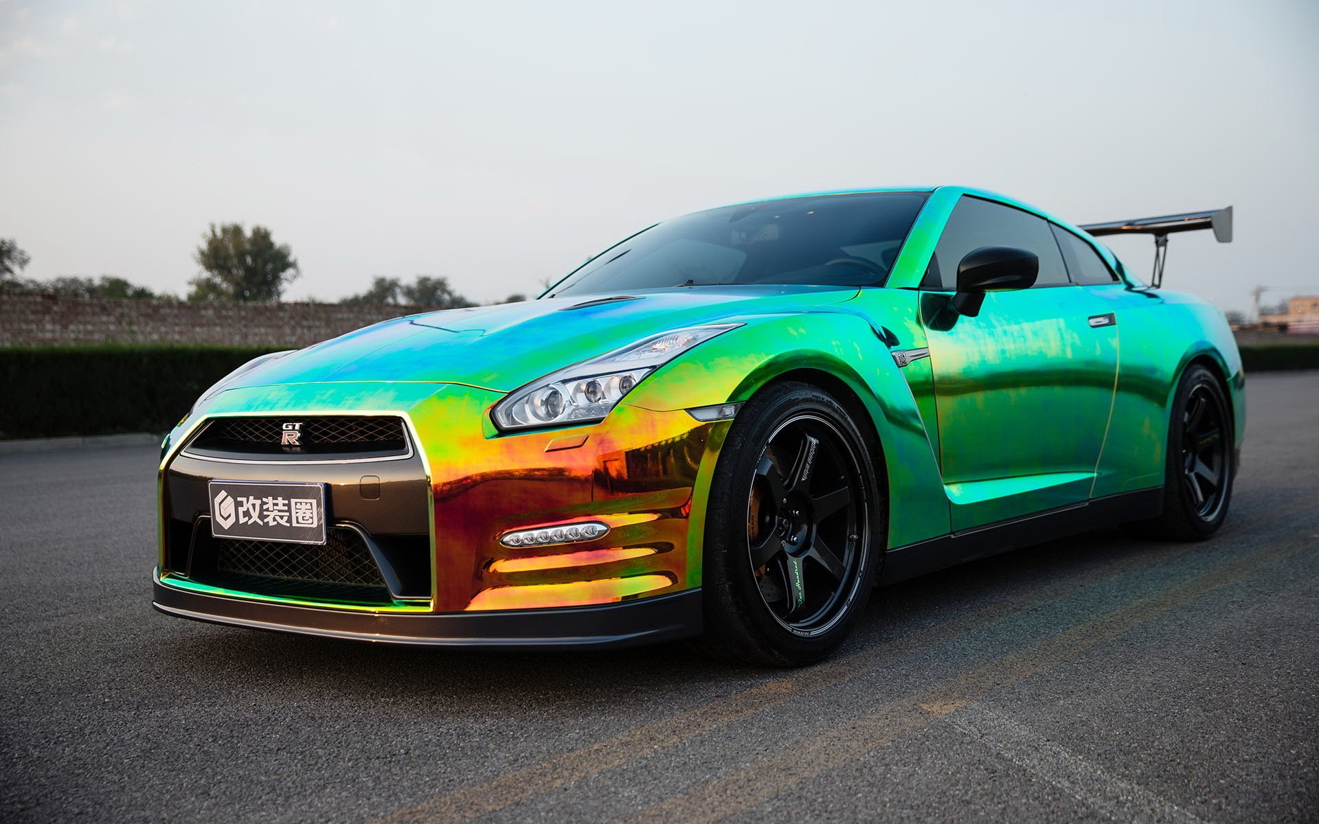 日产,GTR,改装车,宽屏