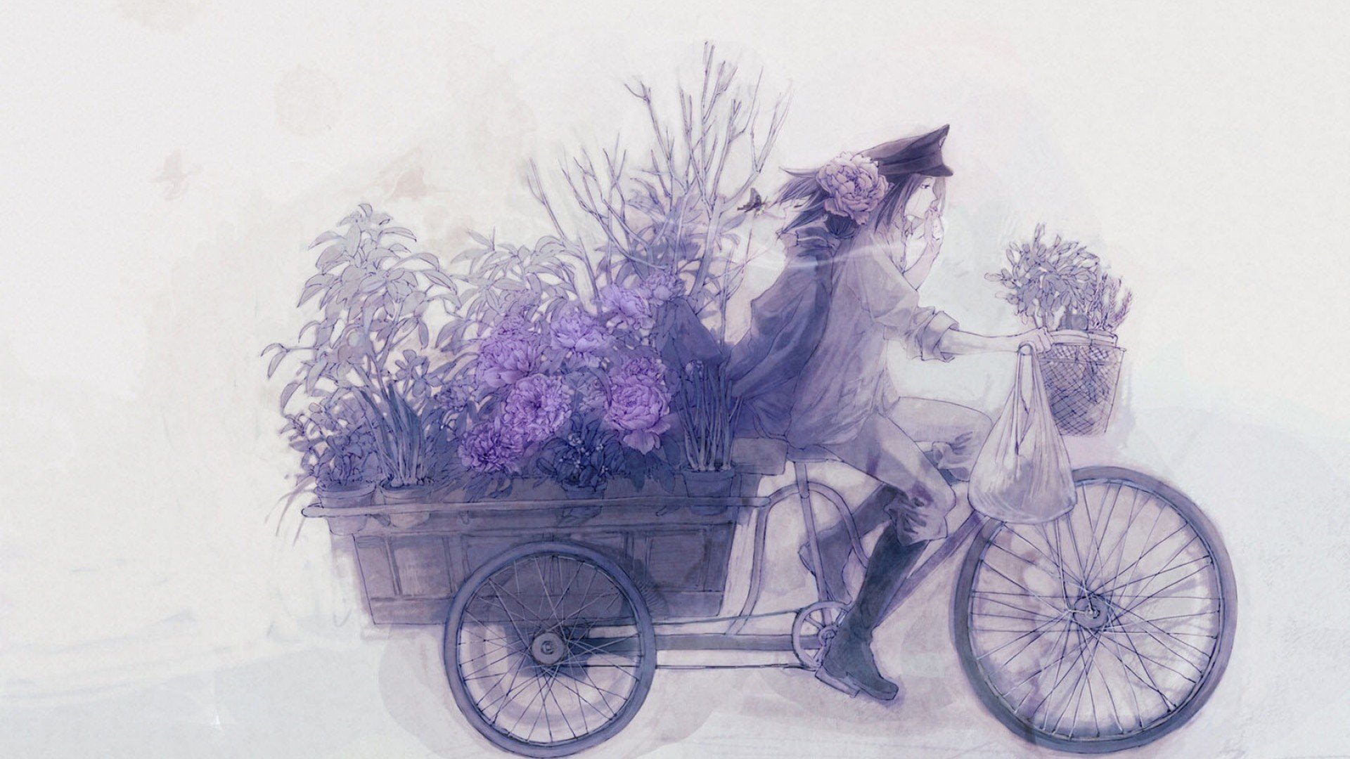 手绘,唯美,宽屏