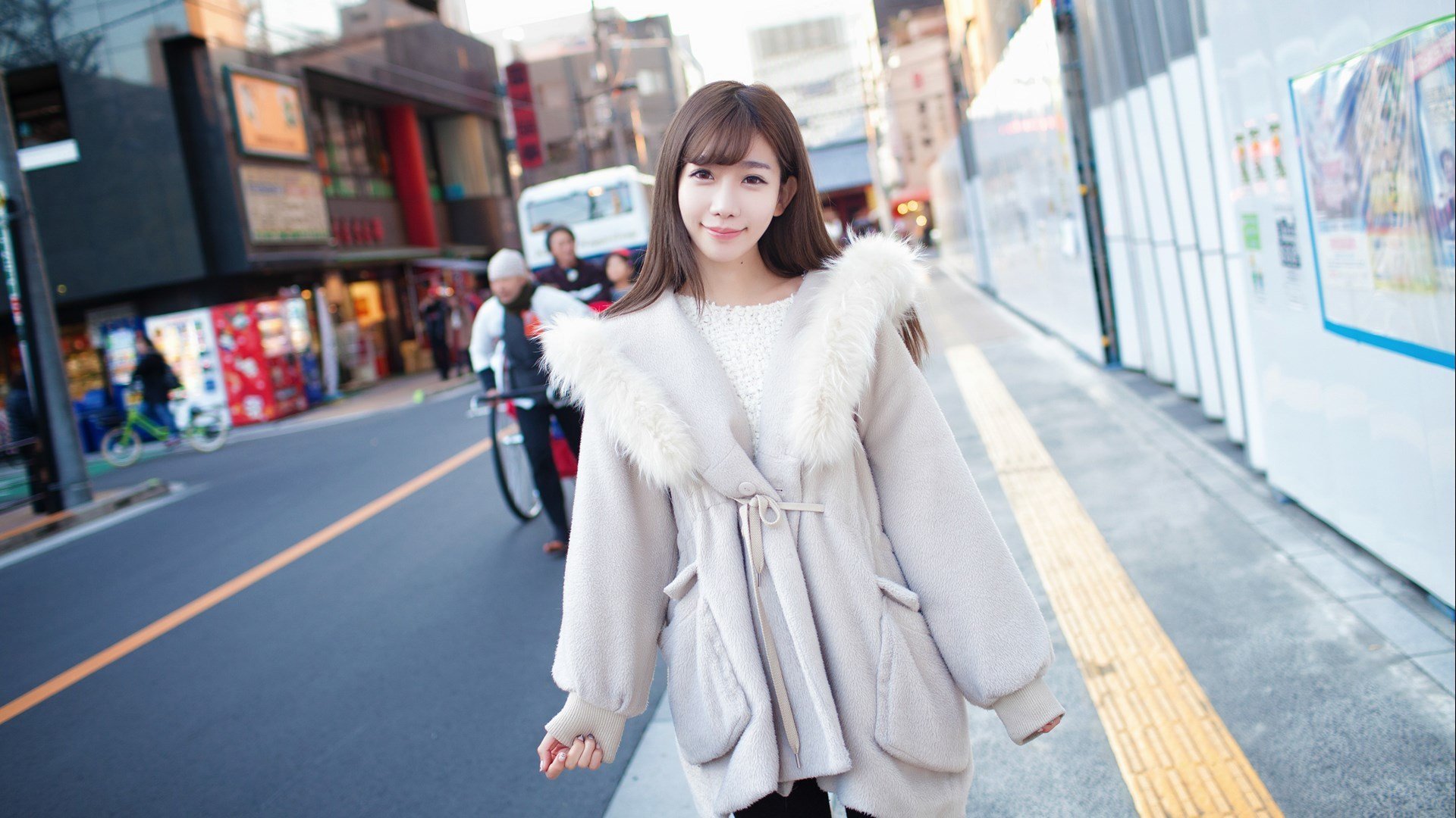 小林志铃,陈潇,美女,模特,清纯,宽屏